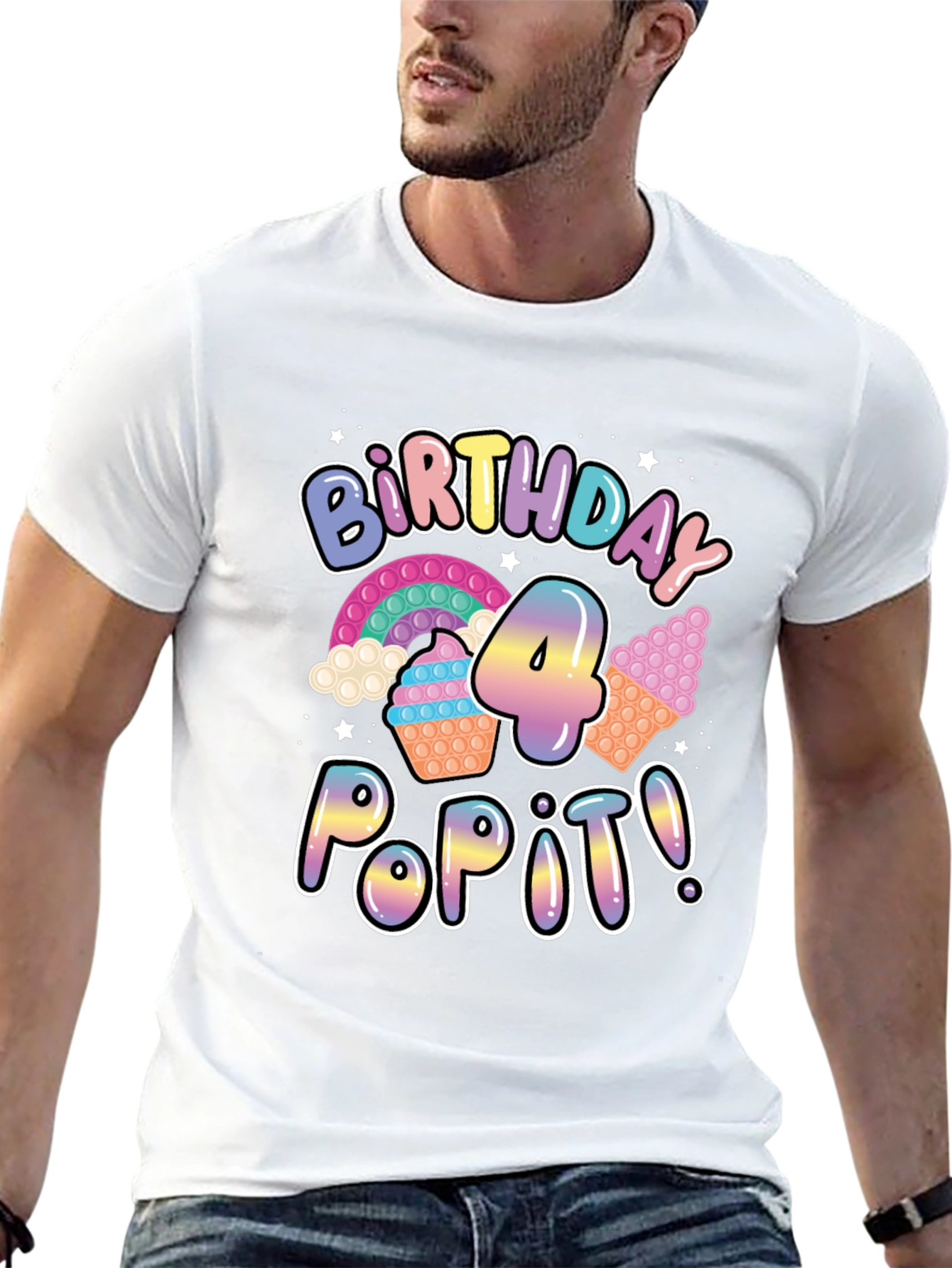 Birthday Pop It! 4 T-Shirt