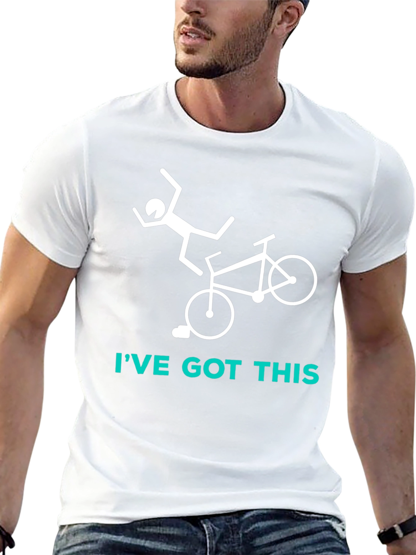 IVE GOT THIS Bike Fail Black T-Shirt