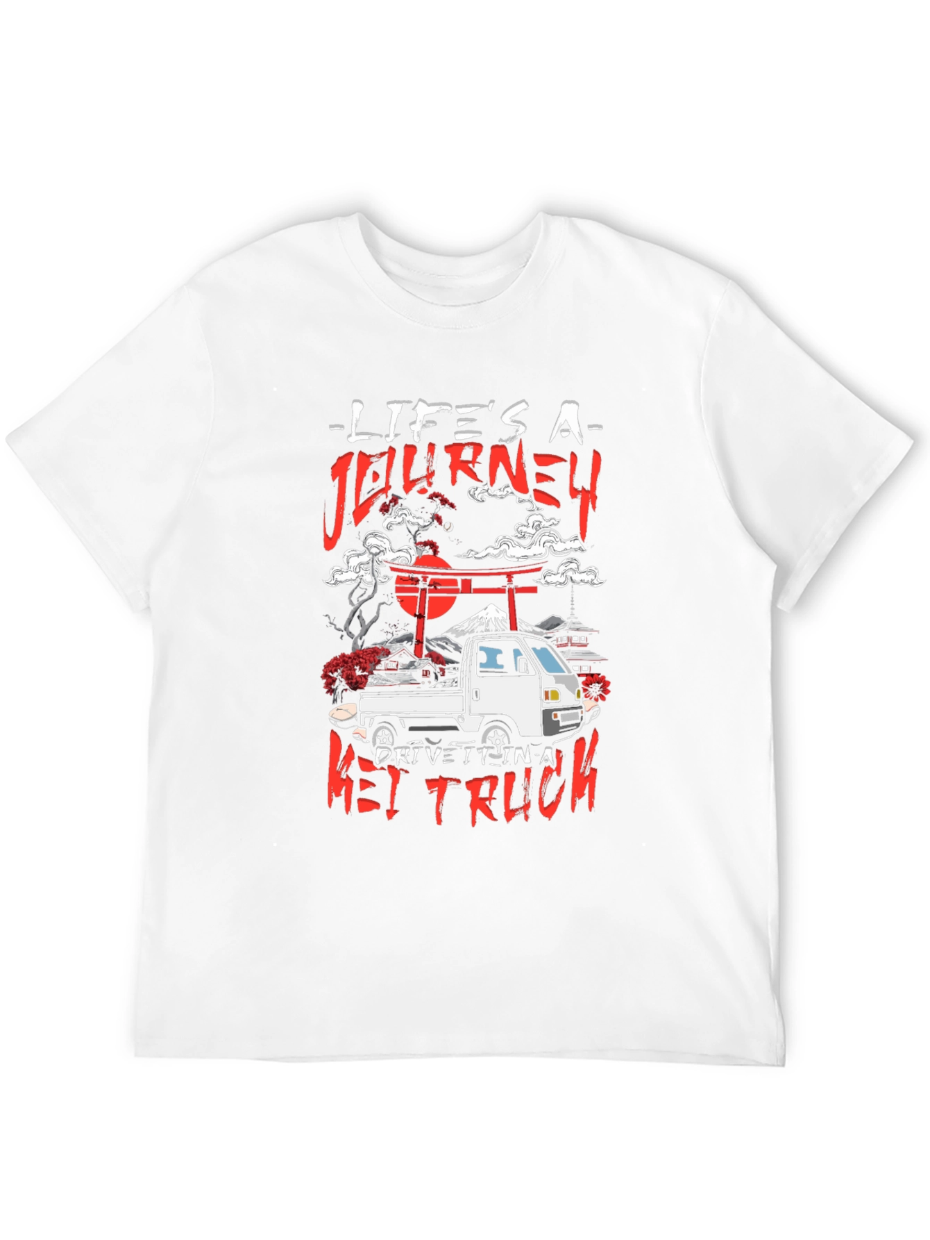 Lifes A Journey Kei Truck T-Shirt