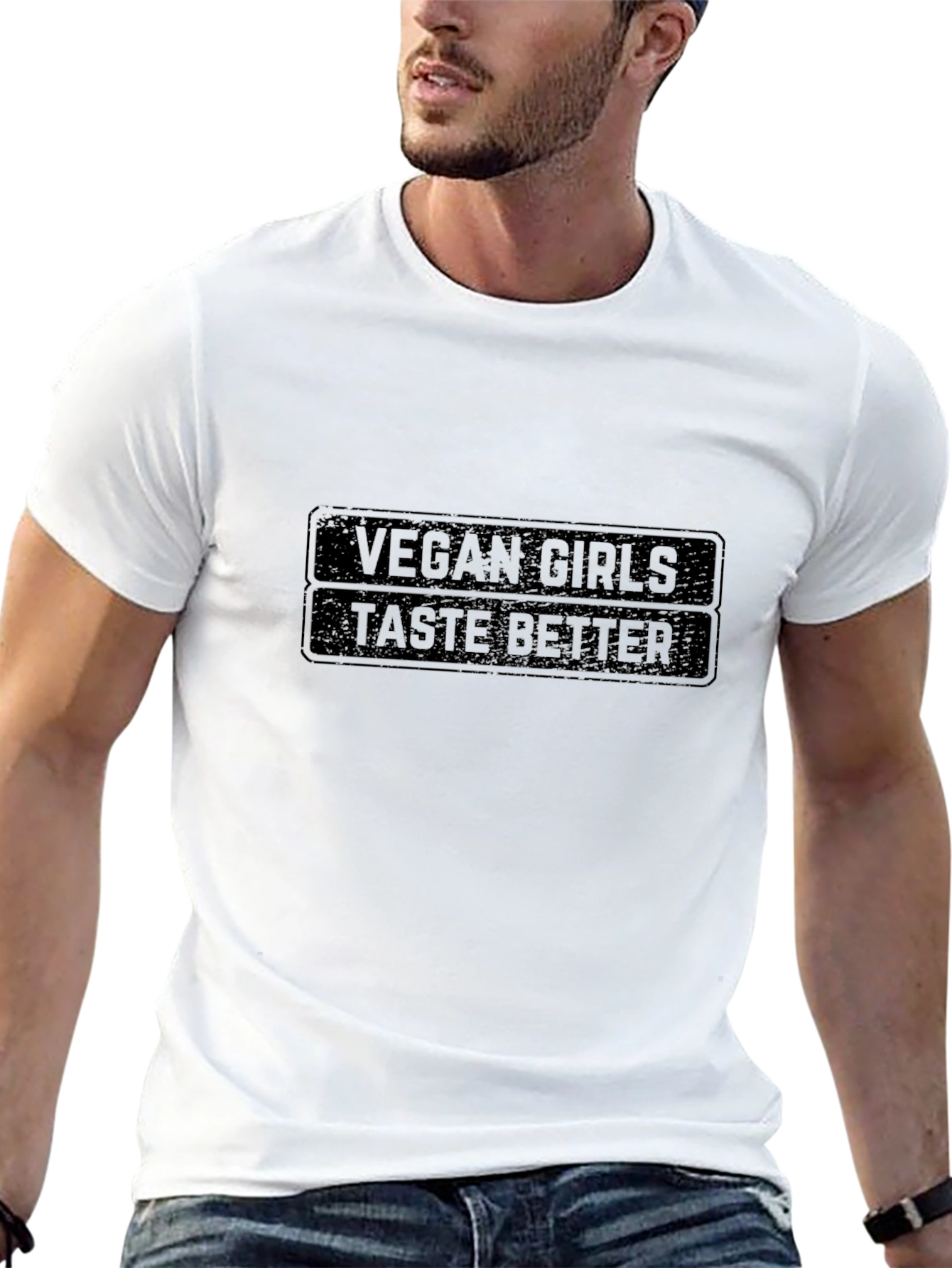 Vegan Girls Taste Better Black T-Shirt