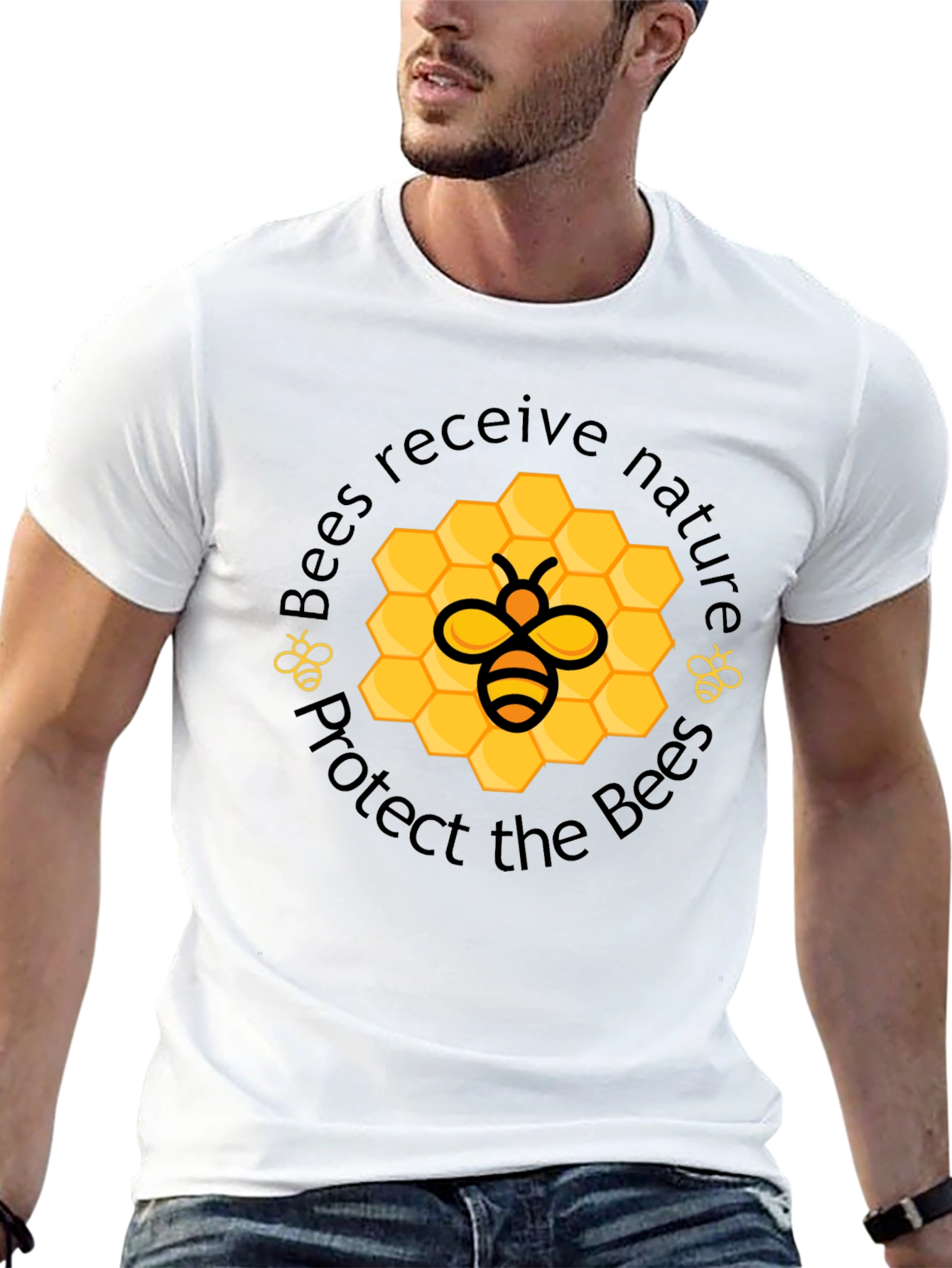 Protect The Bees T-Shirt - Nature Lover Tee