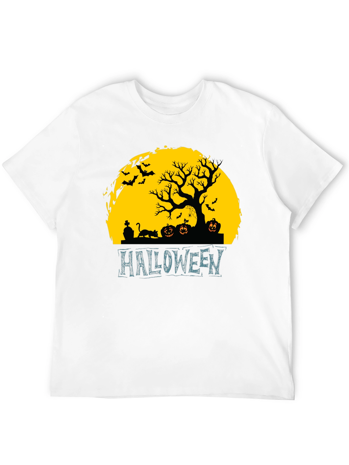 Halloween Silhouette Graphic T-Shirt