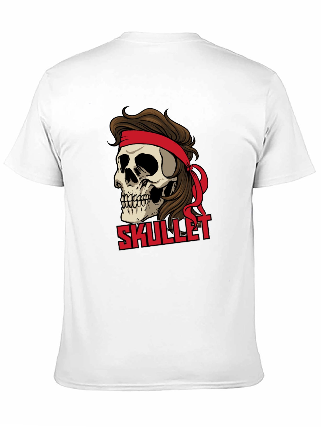 Skullet Graphic T-Shirt - Retro Rocker Style