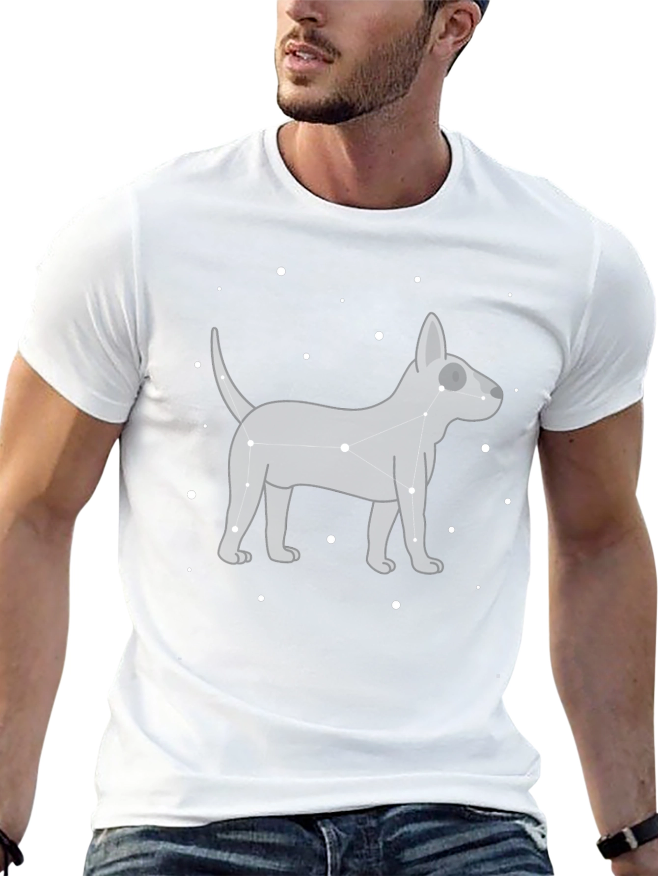 Dog Constellation Graphic T-Shirt