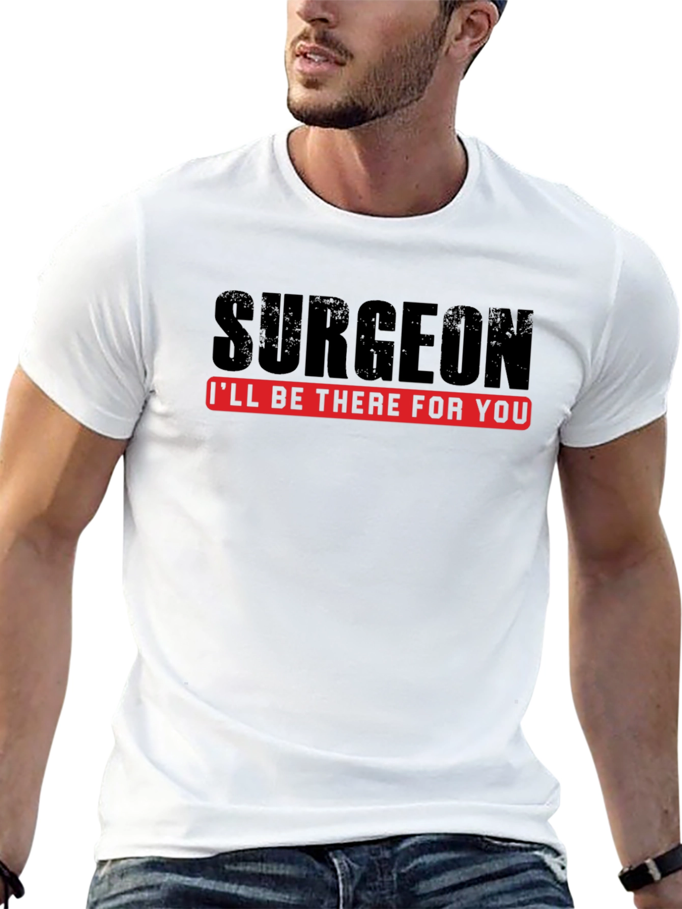 Surgeon Ill Be There For You Black T-Shirt