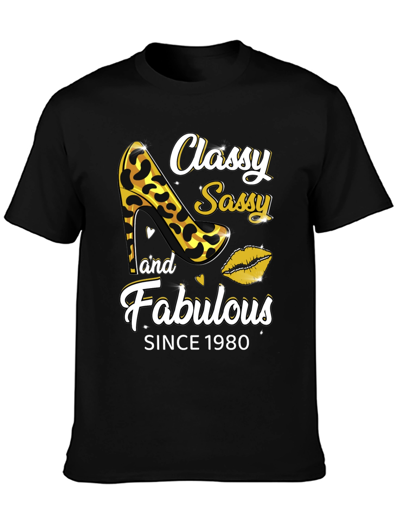 Classy Sassy Fabulous Since 1980 Graphic Tee
