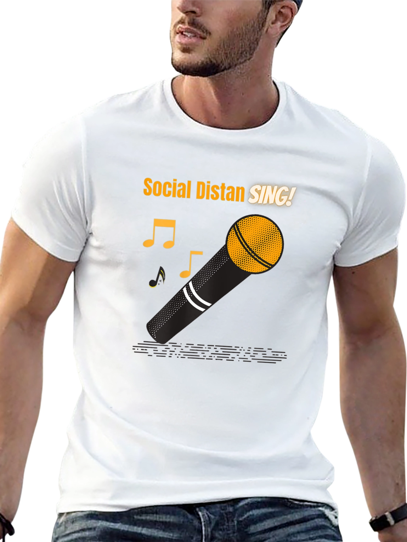 Social Distance Sing! Graphic Tee