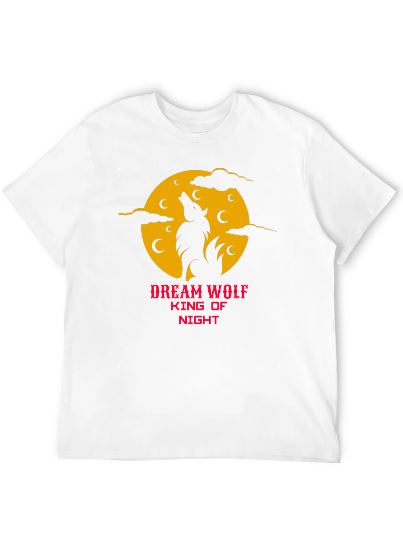 Dream Wolf King of Night Graphic T-Shirt
