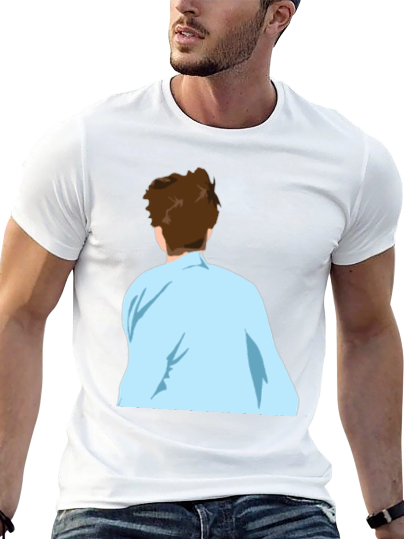 Cool Casual Black Graphic T-Shirt