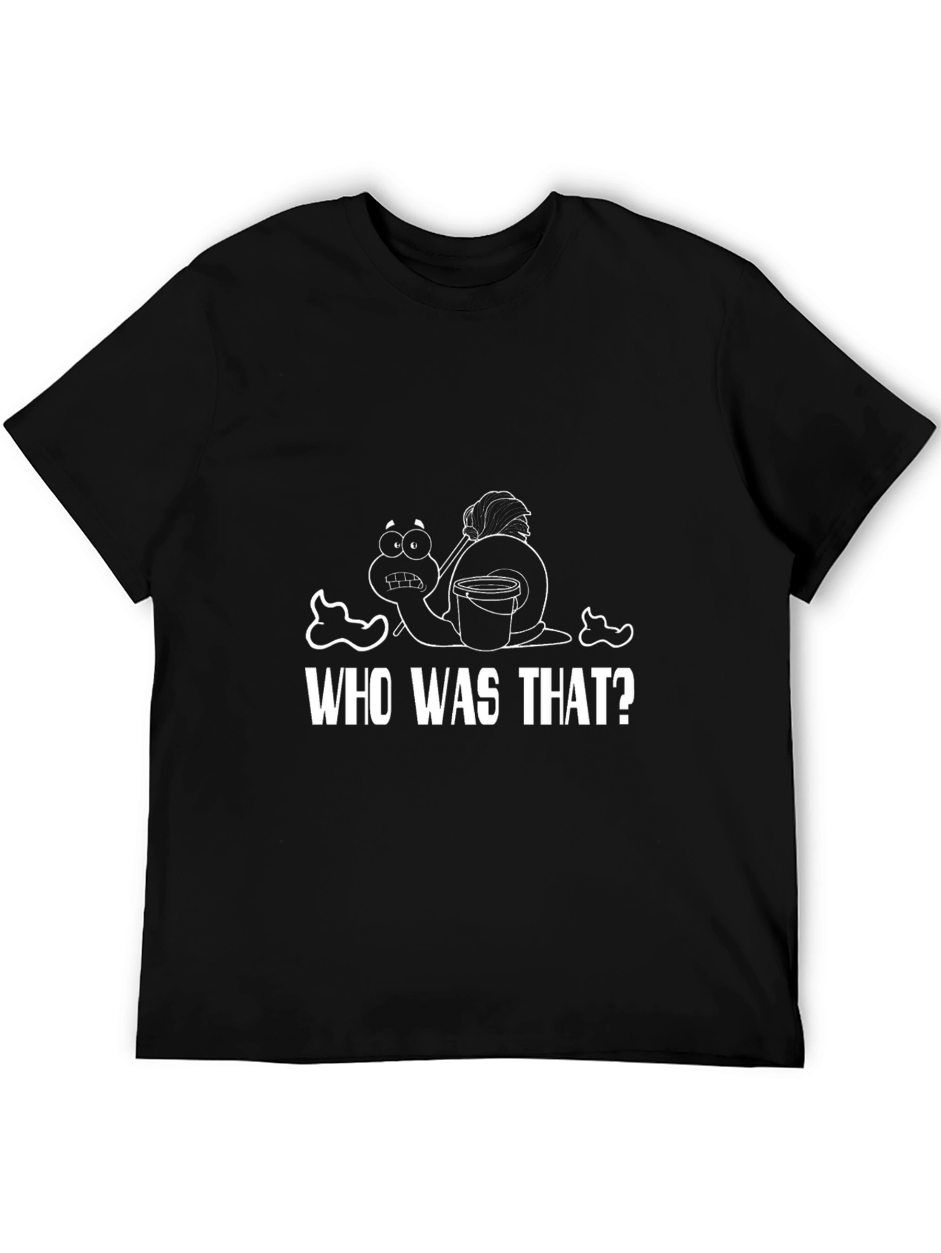Funny Snail Cartoon Graphic T-Shirt