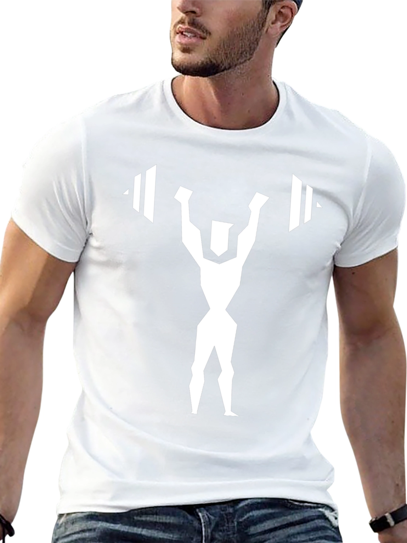 Weightlifting Graphic Tee - Black