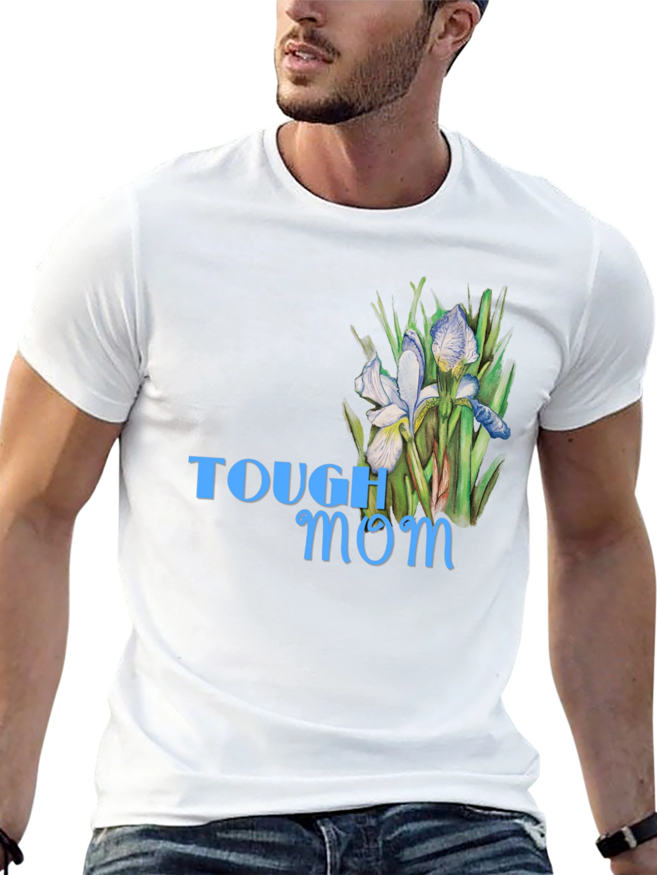 Tough Mom Floral T-Shirt - Stylish Comfort