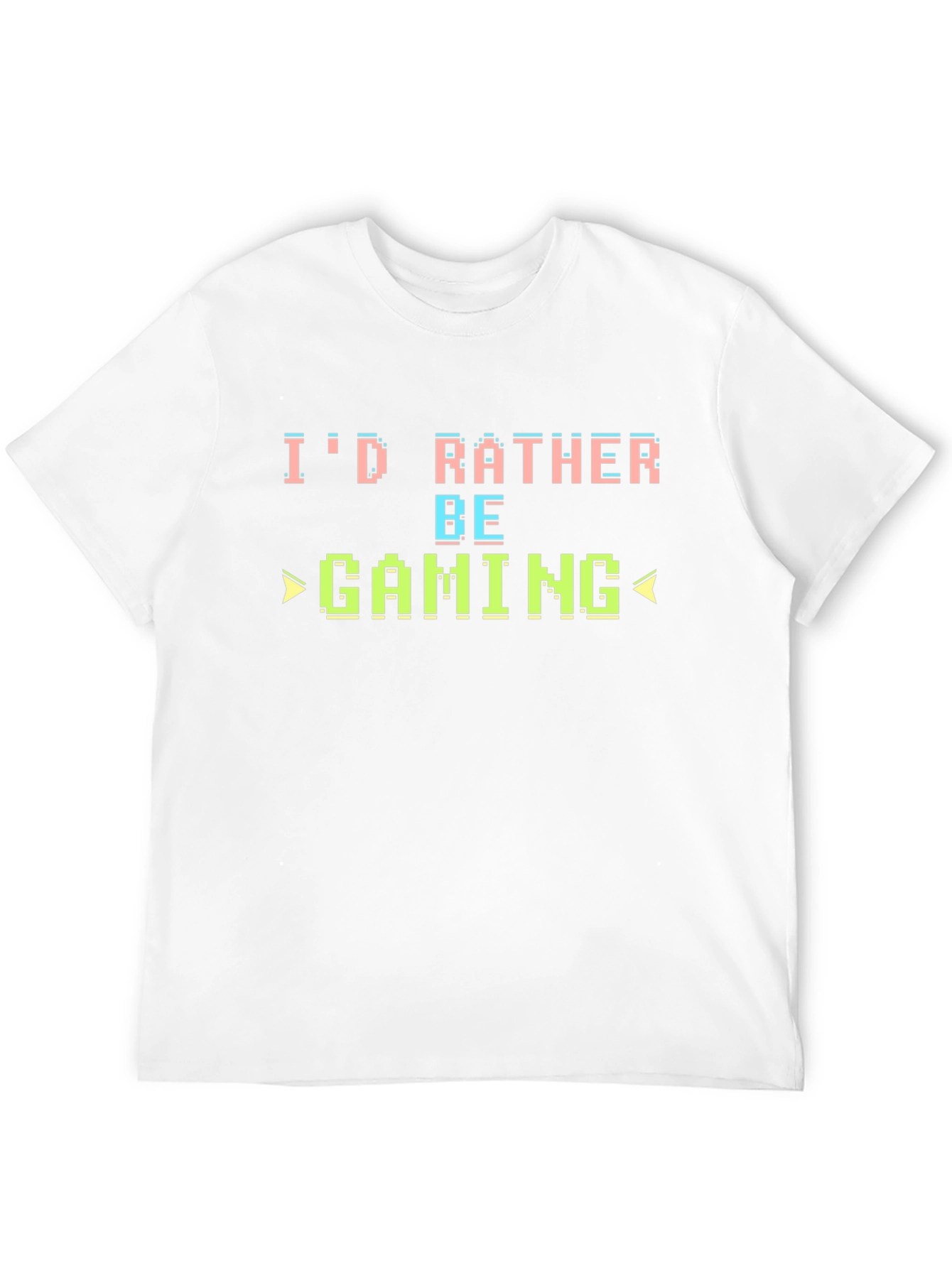 Id Rather Be Gaming Black T-Shirt