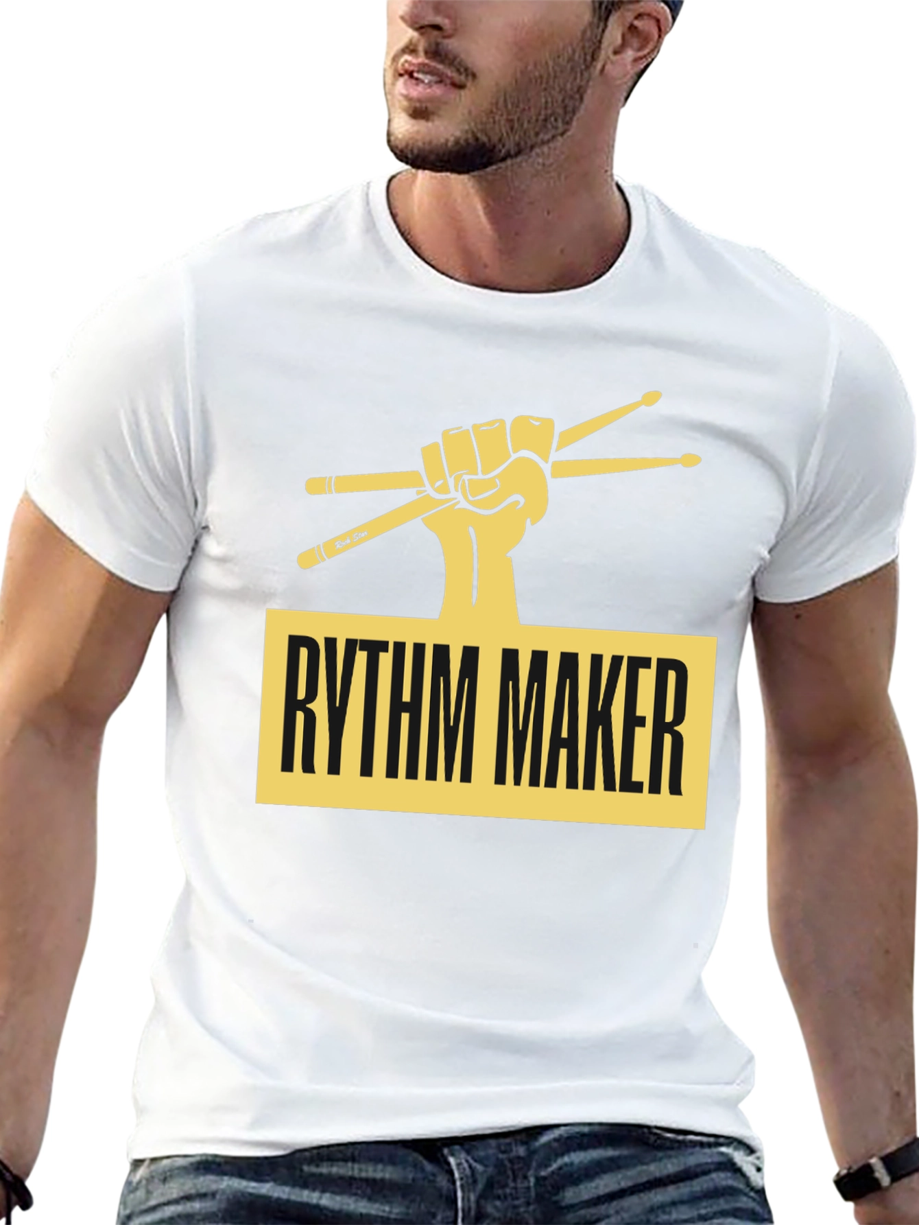 Rhythm Maker Drummer T-Shirt - Music Lover Tee
