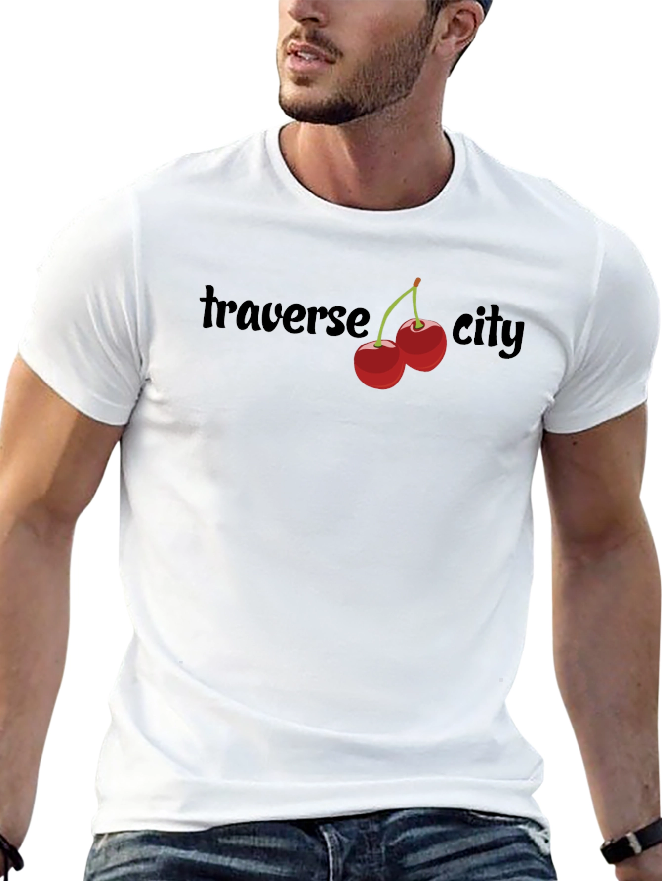 Traverse City Cherry Graphic T-Shirt