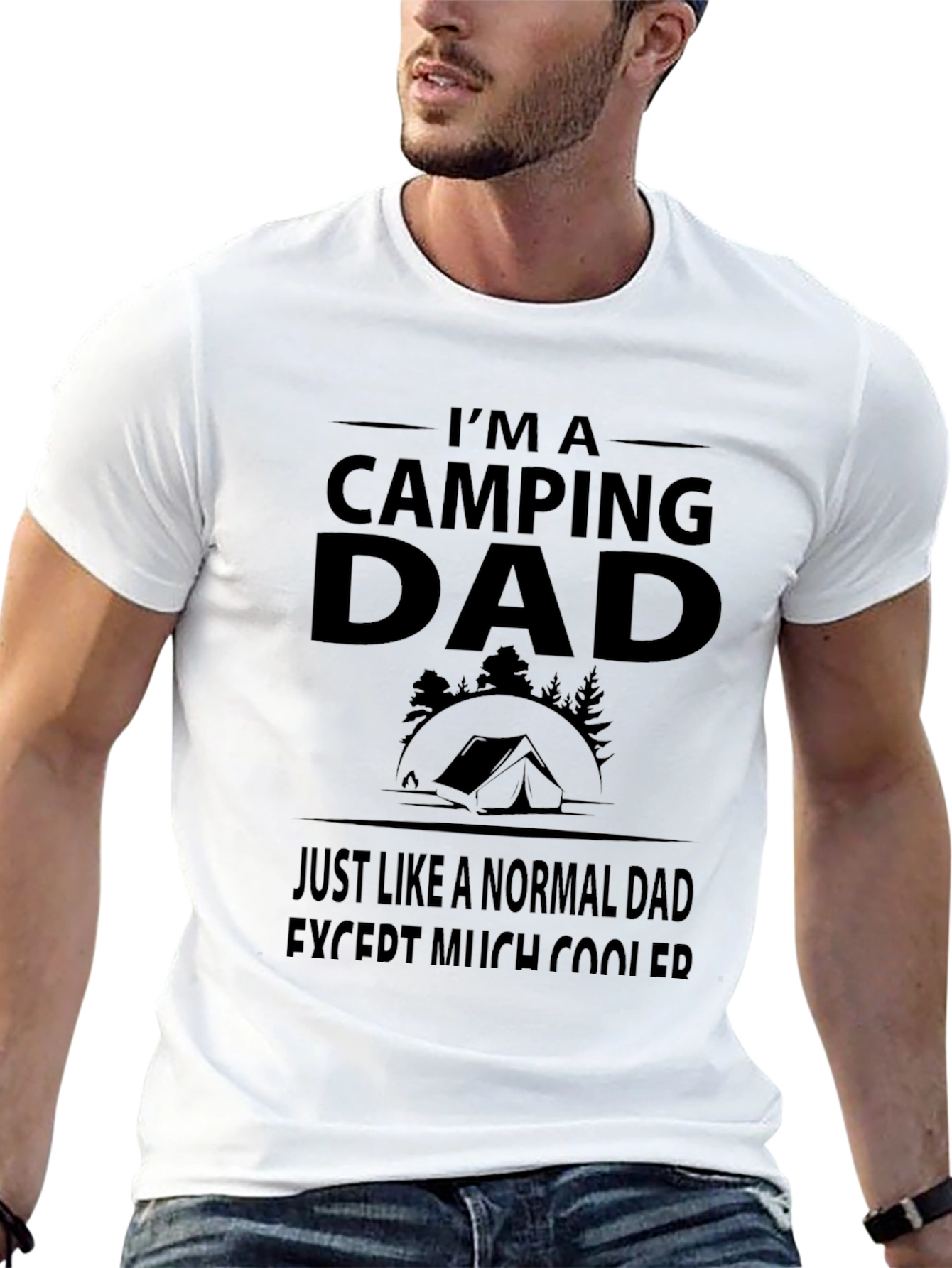 Camping Dad T-Shirt - Cool Fathers Day Tee
