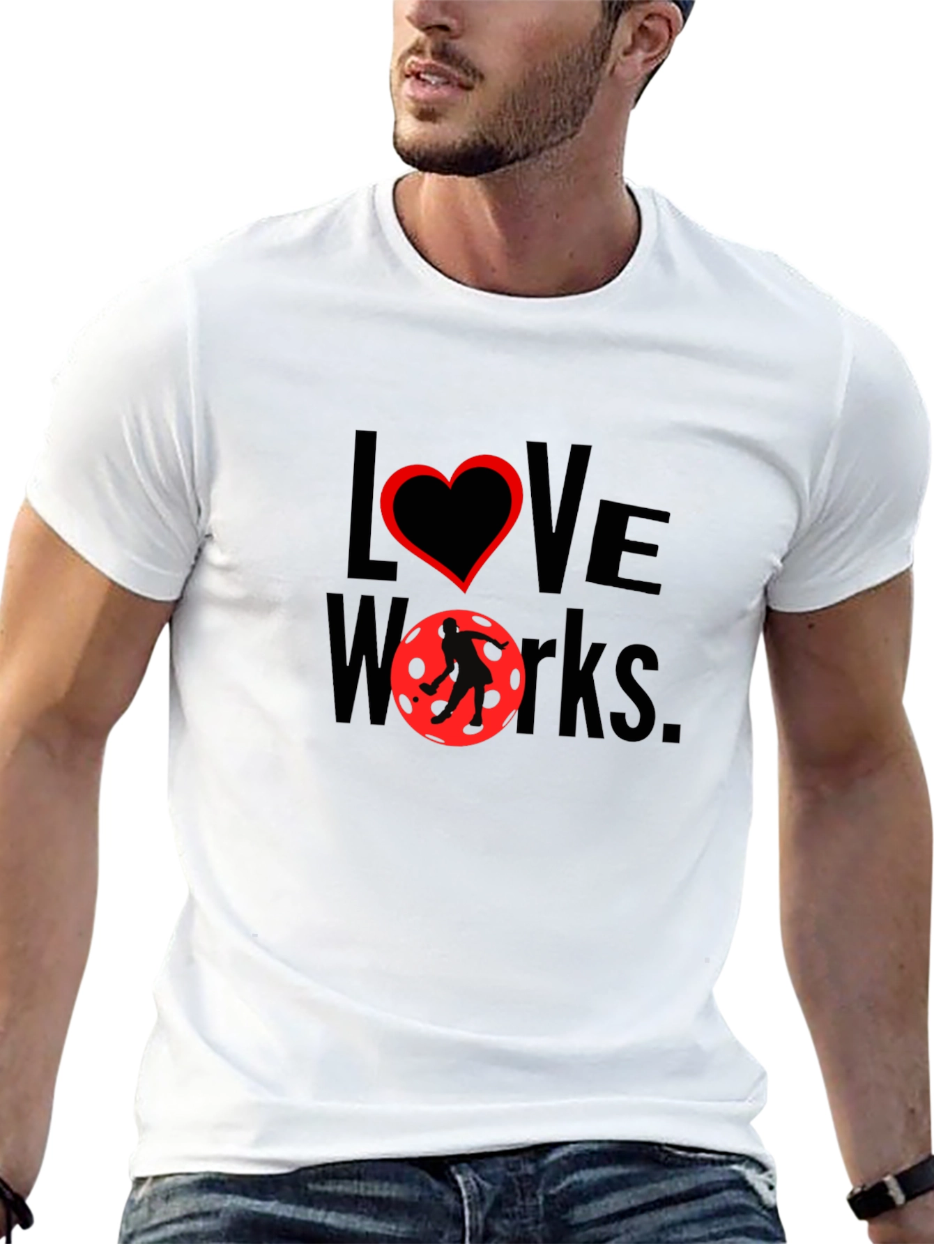 Love Works T-Shirt - Black