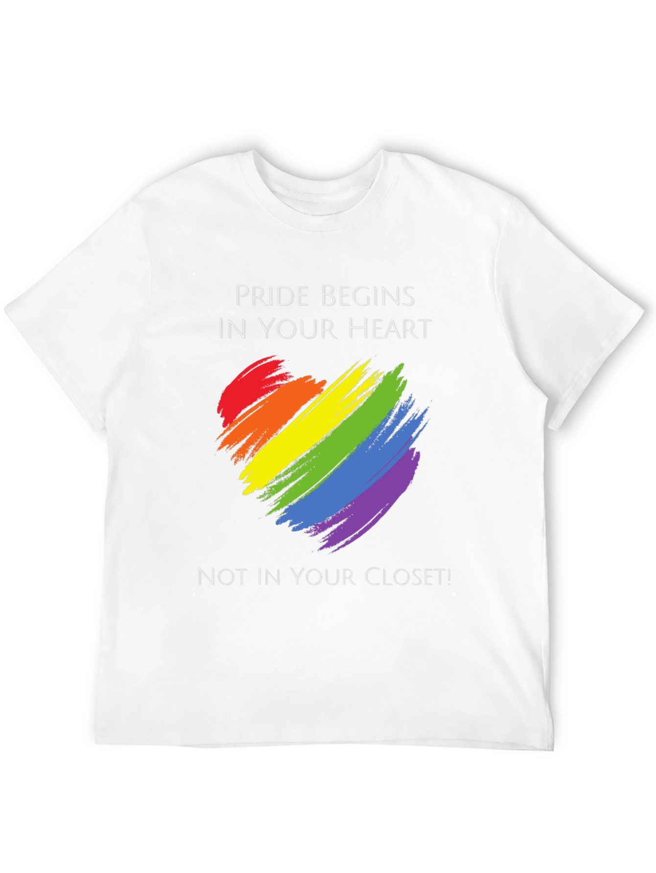 Pride Begins in Your Heart Graphic Tee