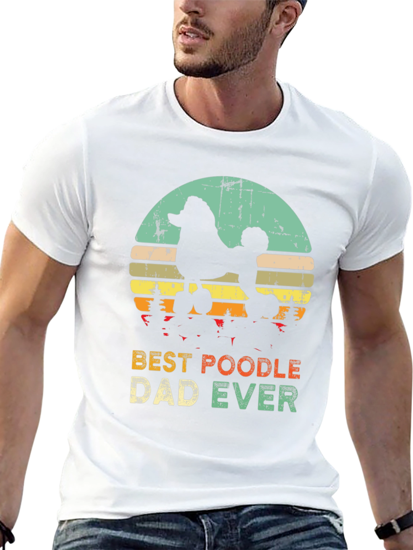 Best Poodle Dad Ever T-Shirt