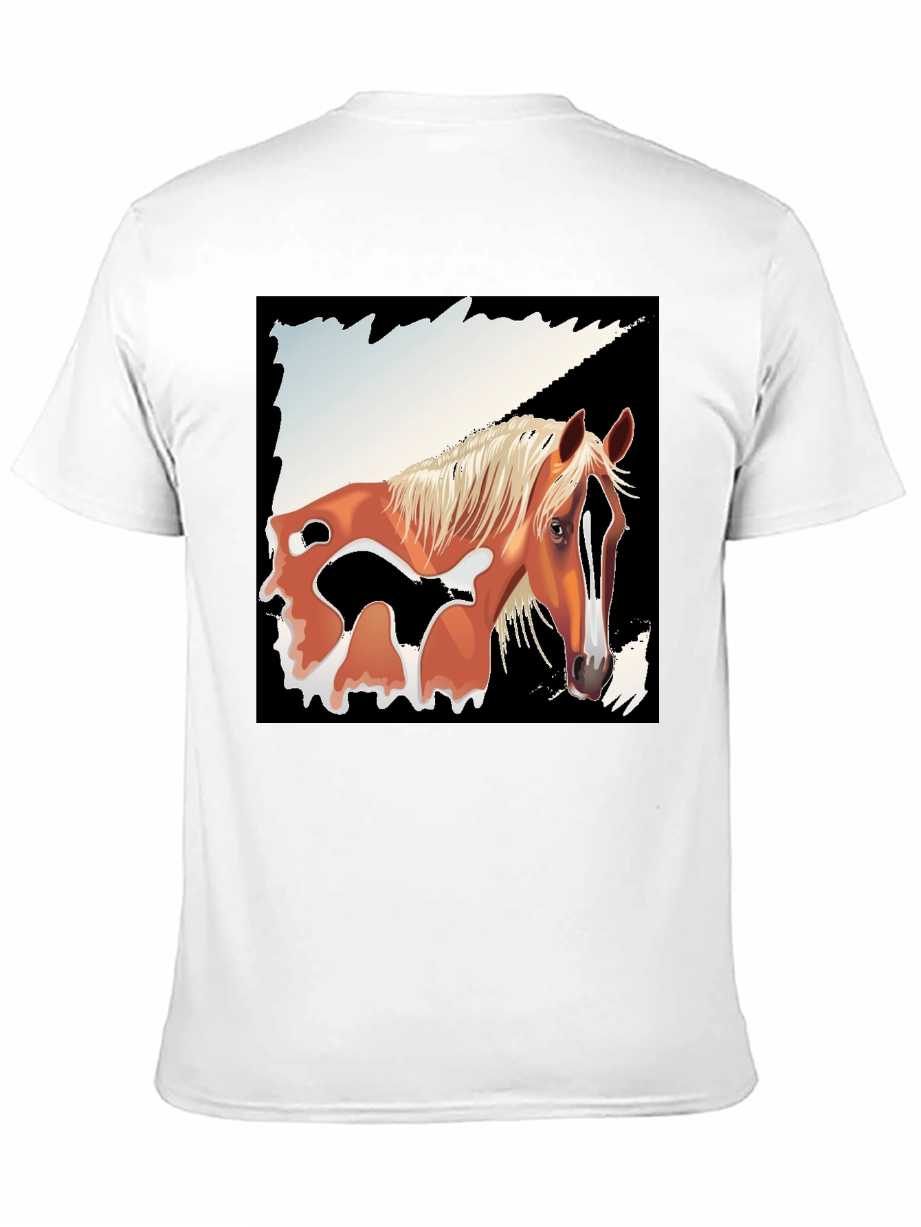 Horse Graphic Tee - Mens Black T-Shirt