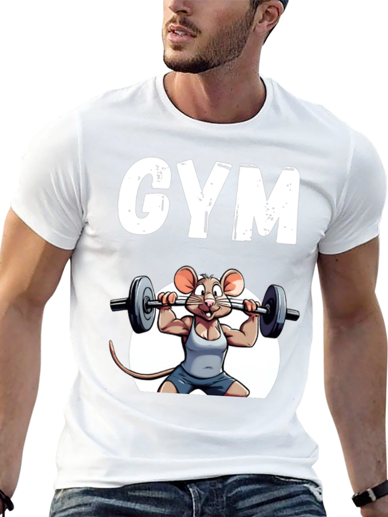 Funny Mouse Gym T-Shirt