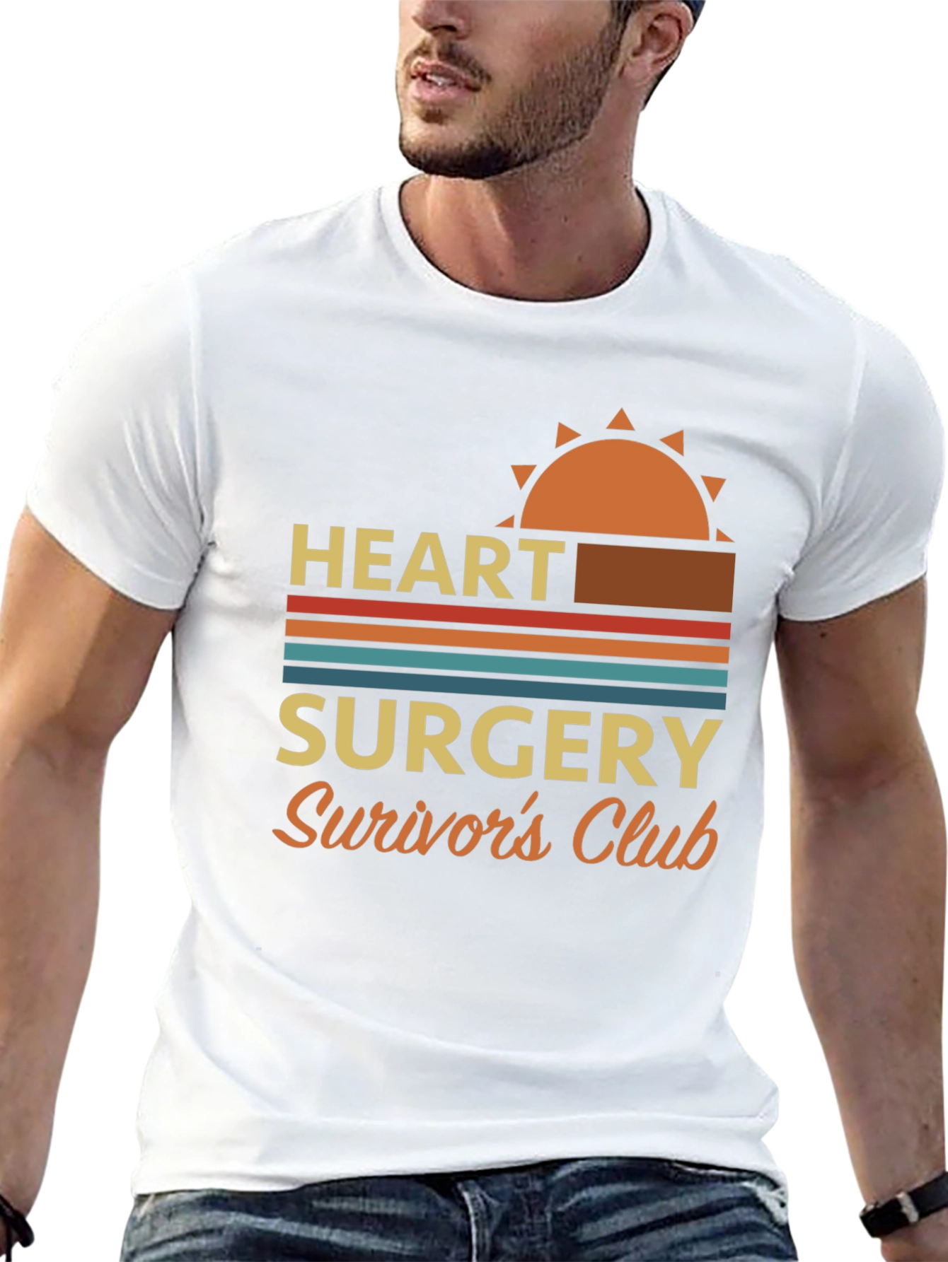 Heart Surgery Survivors Club Graphic T-Shirt