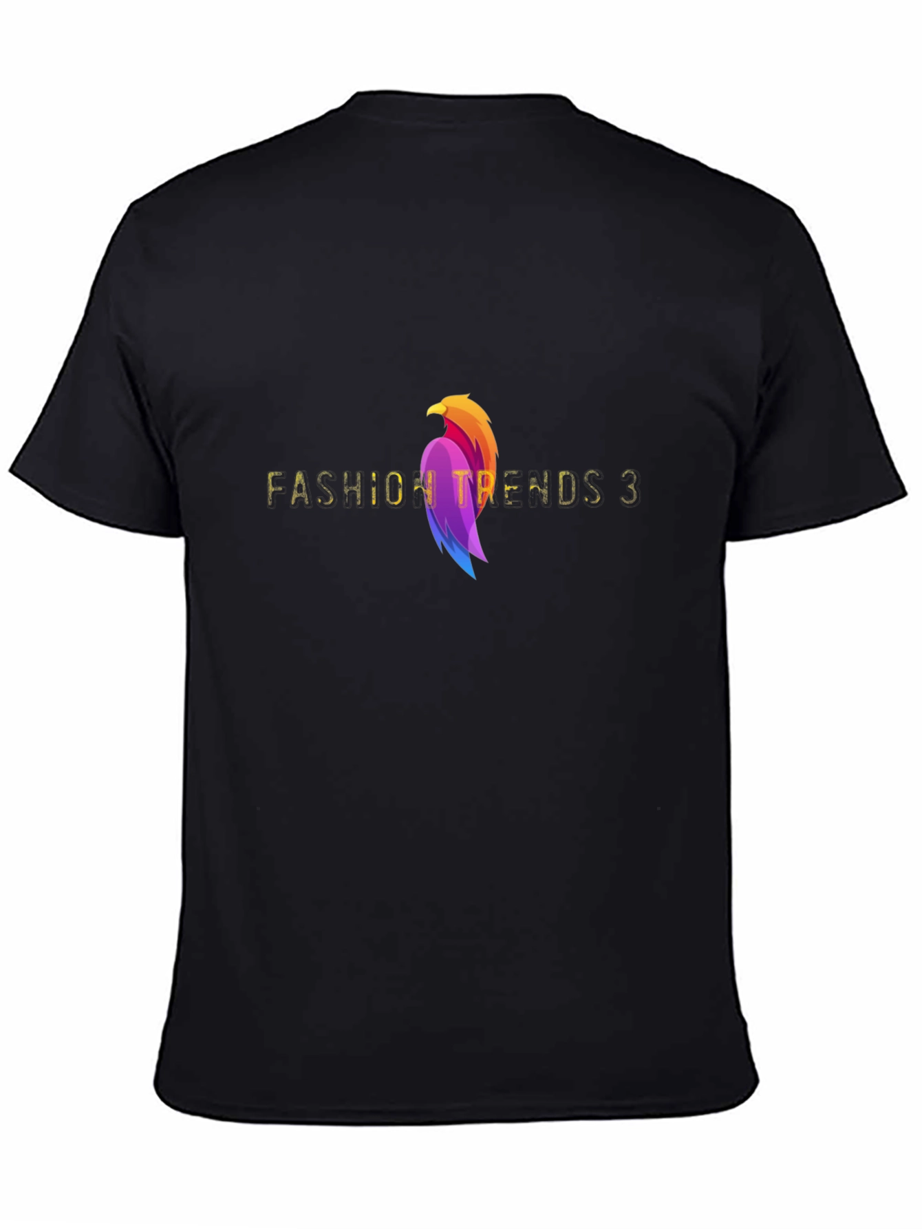 Fashion Trends 3 Graphic Tee - Stylish Black T-Shirt