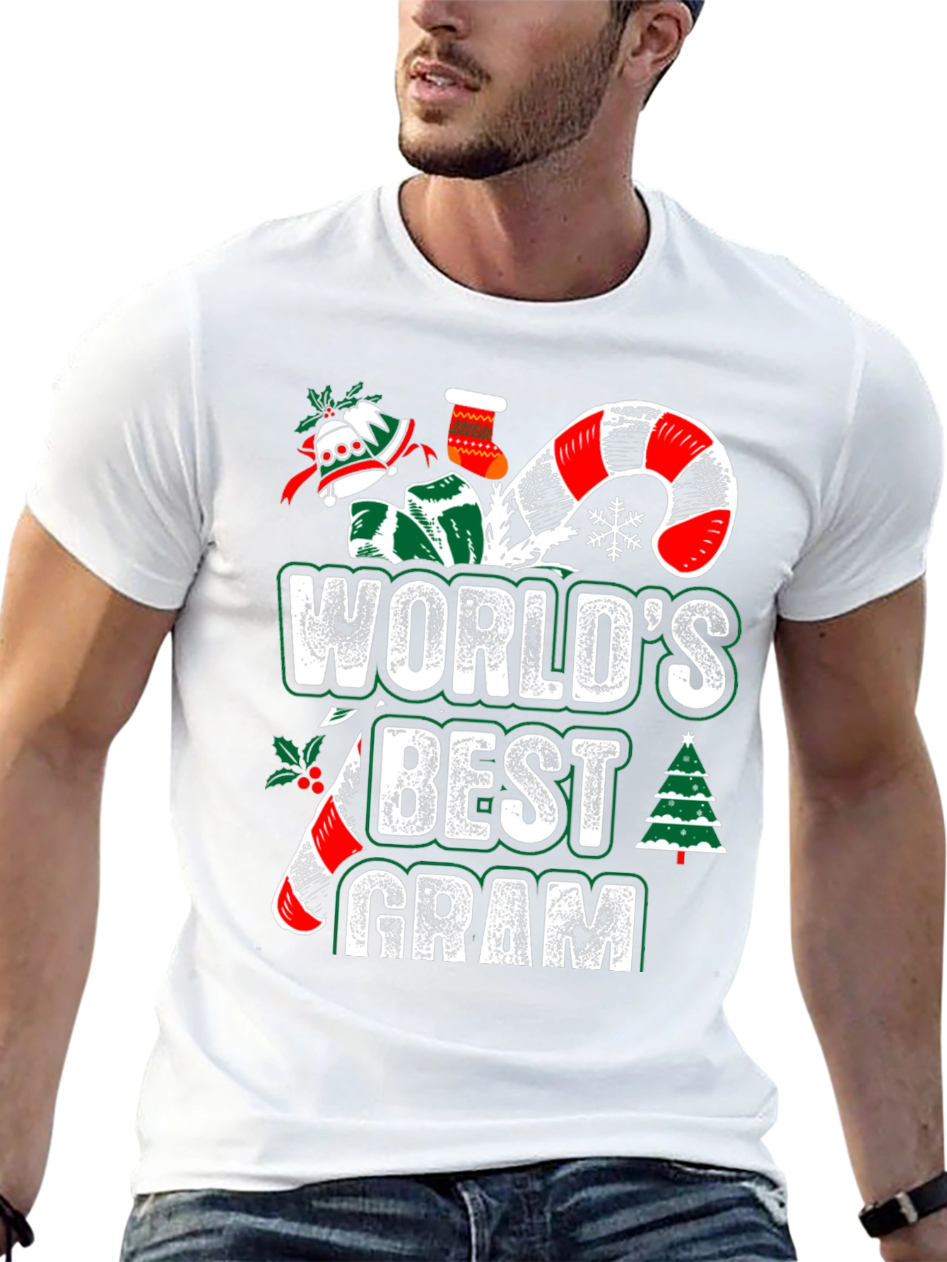 Worlds Best Gram Christmas Holiday T-Shirt