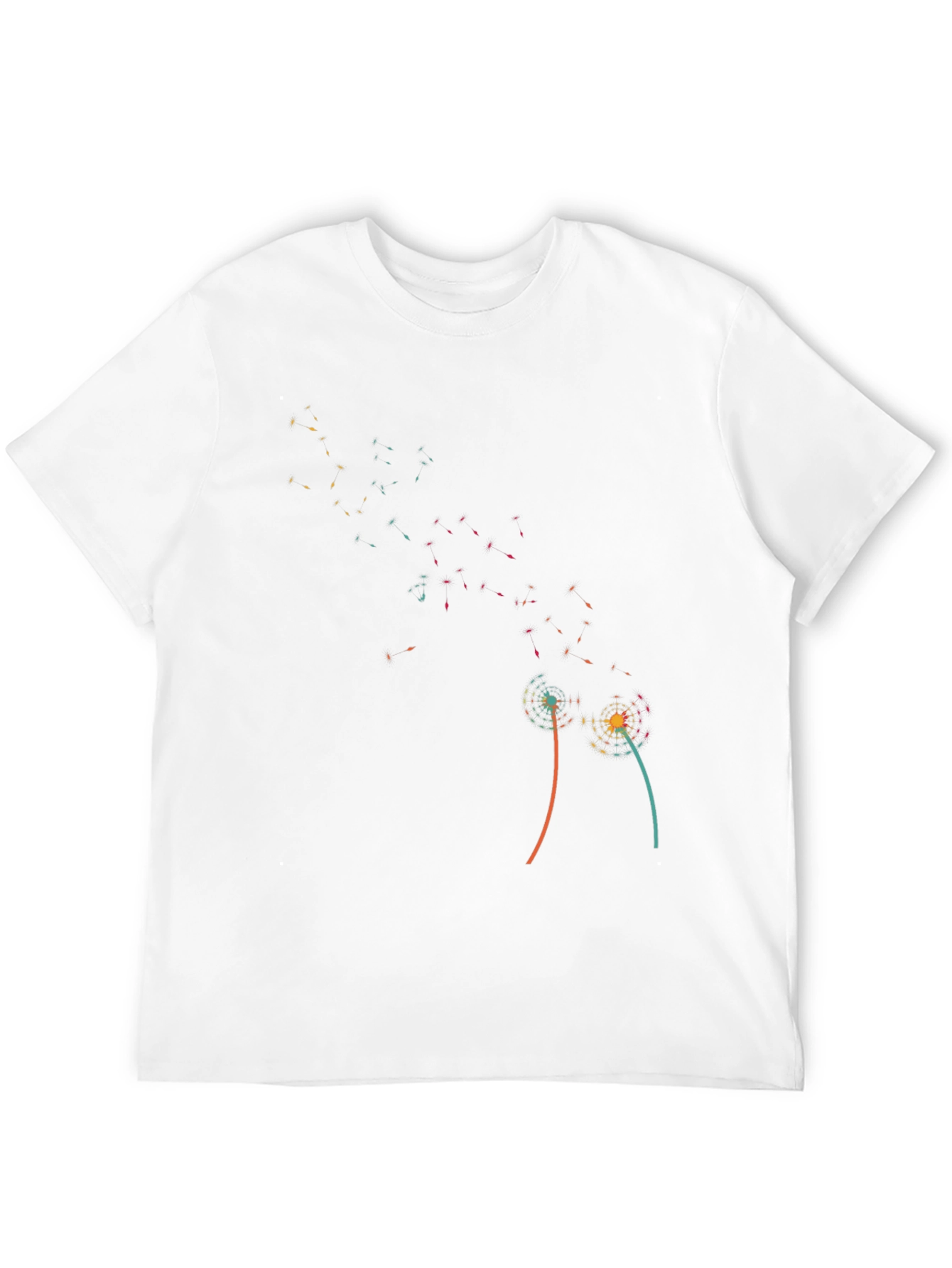 Dandelion Wishes Graphic Black Tee
