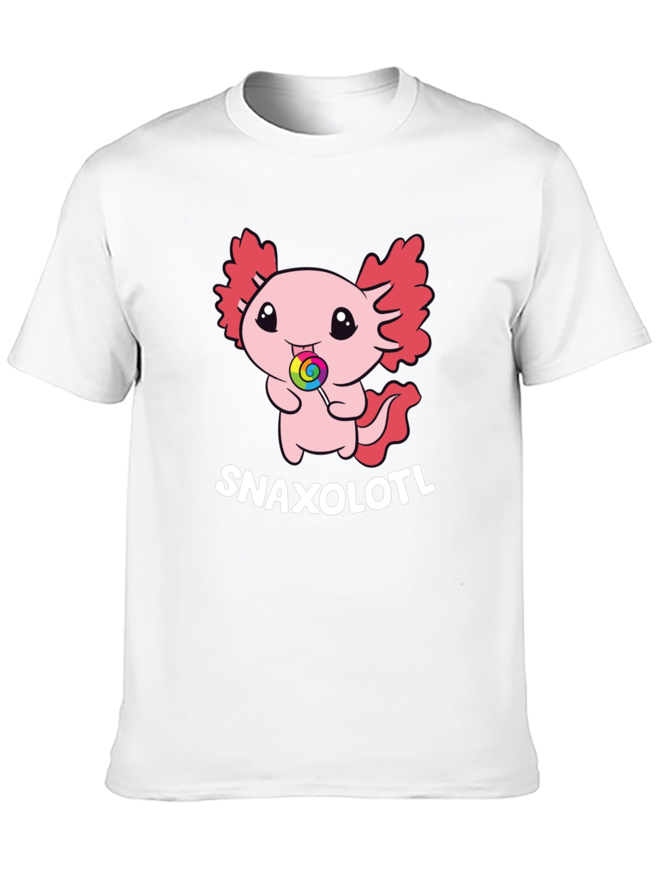 Snaxolotl T-Shirt - Cute Axolotl Candy Tee