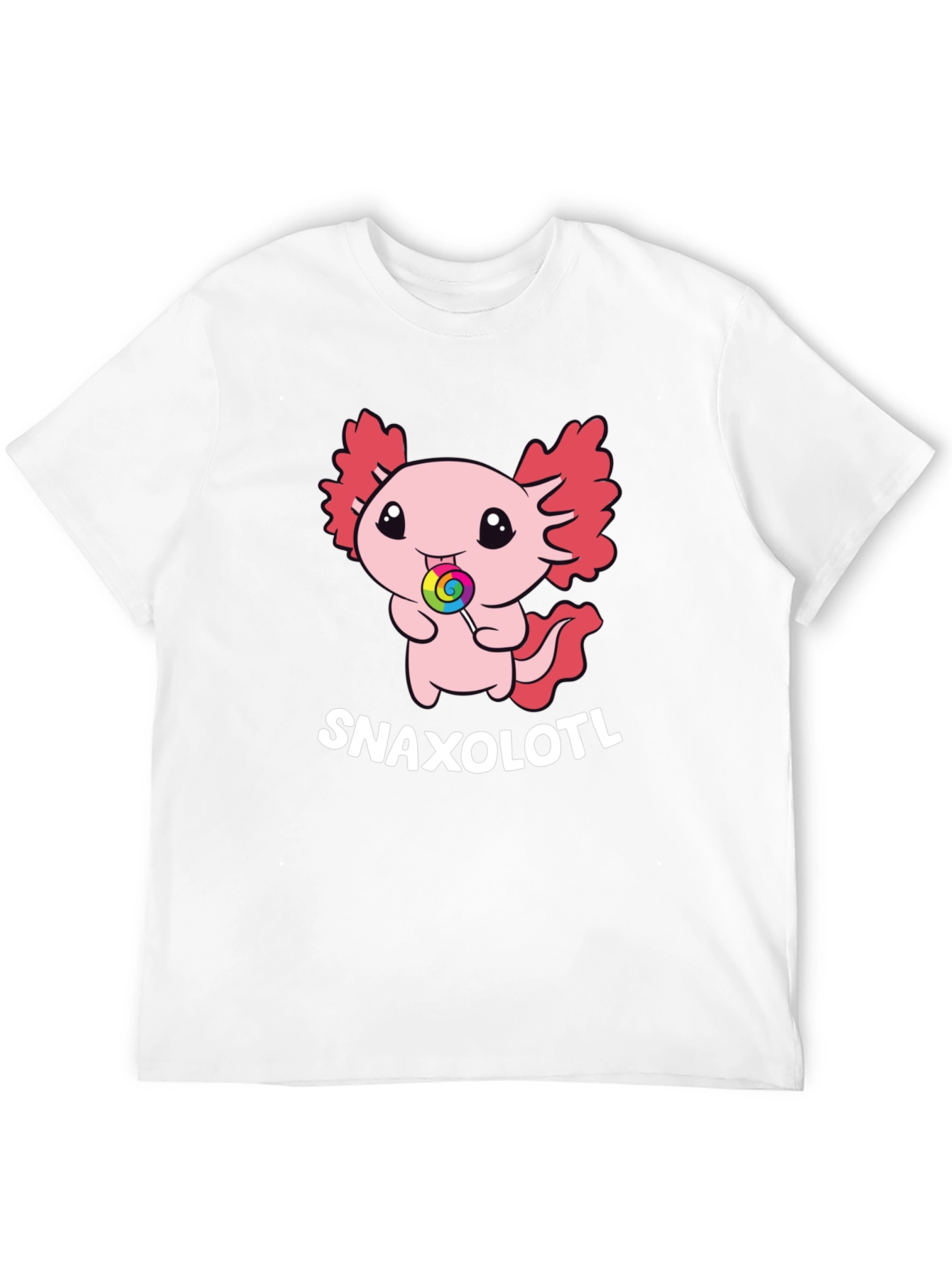 Snaxolotl T-Shirt - Cute Axolotl Candy Tee