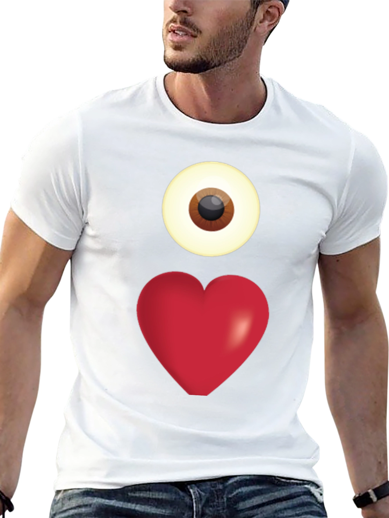 Eye Heart T-Shirt - Express Your Feelings!