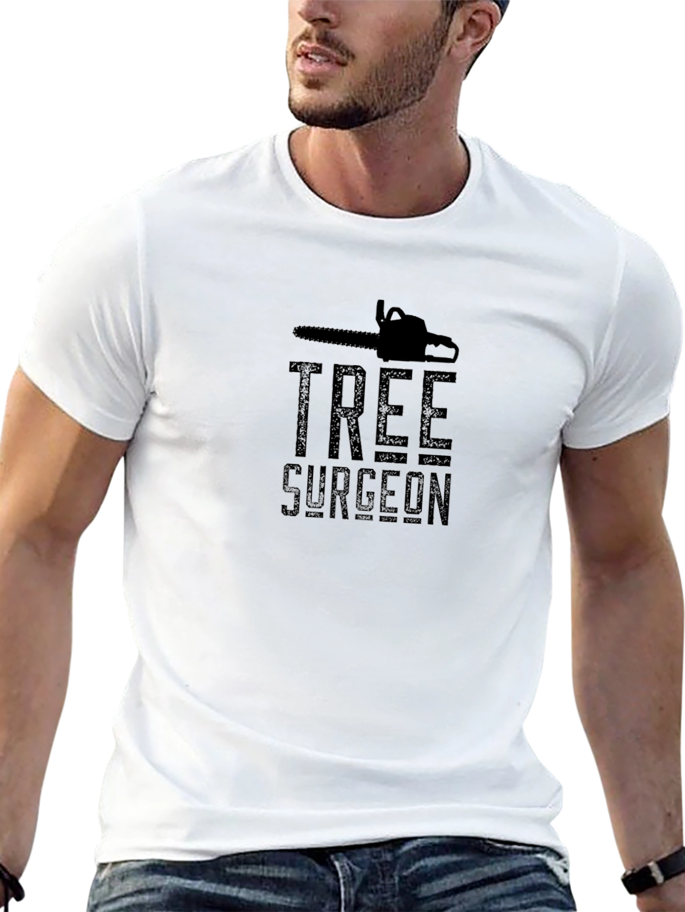 Tree Surgeon T-Shirt - Chainsaw Graphic Tee