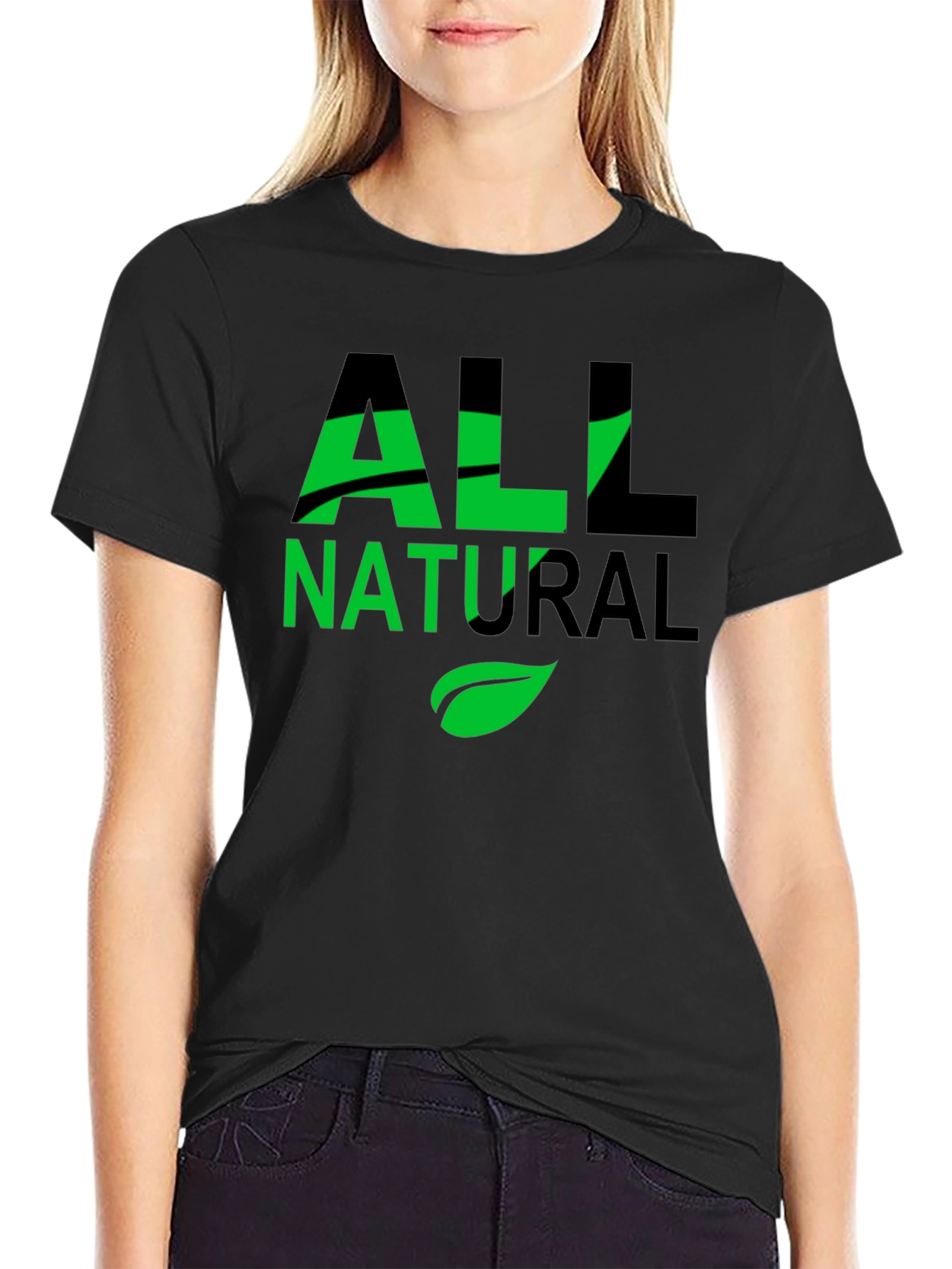 All Natural Black T-Shirt