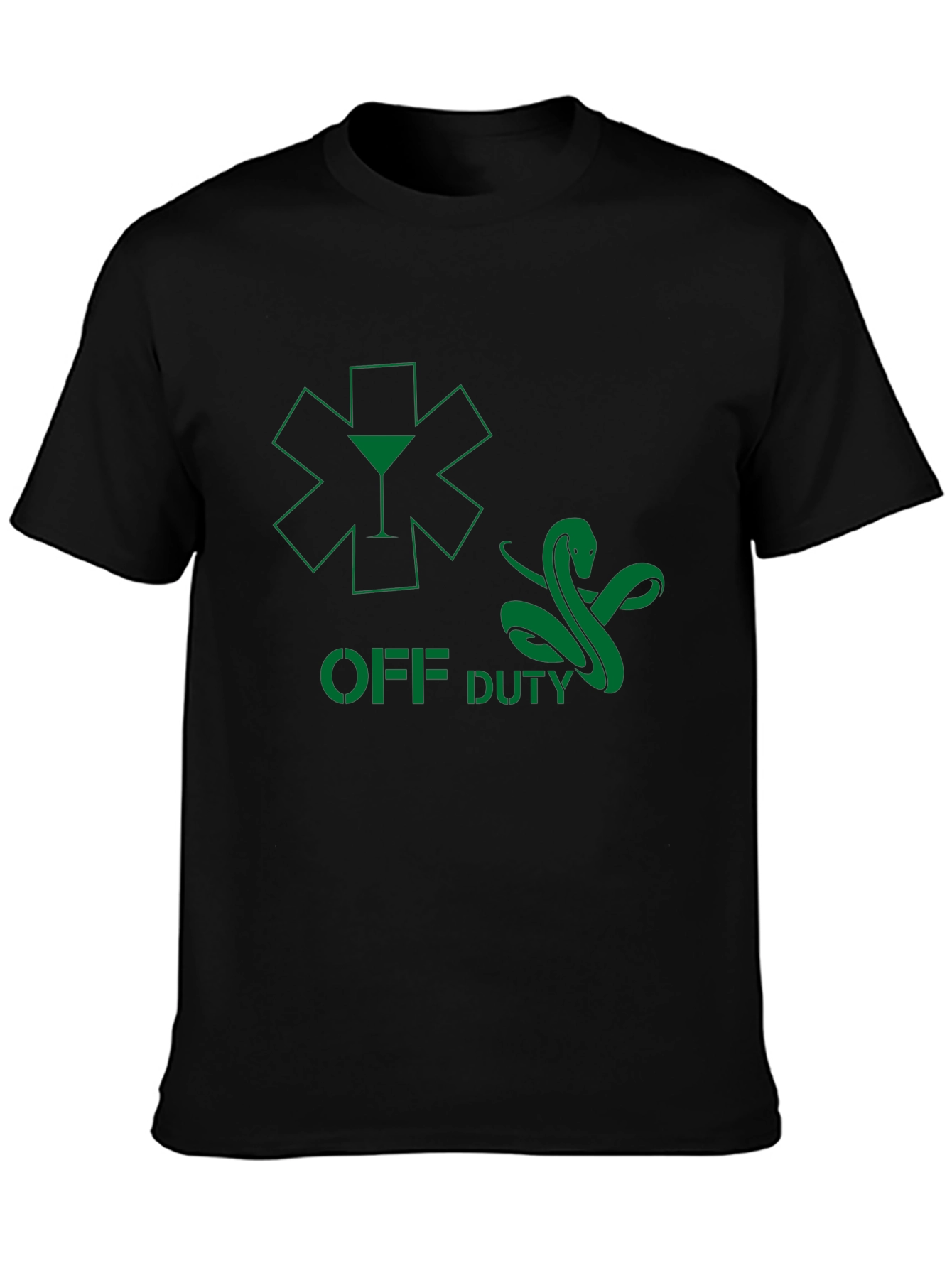 Off Duty T-Shirt - Martini & Snake