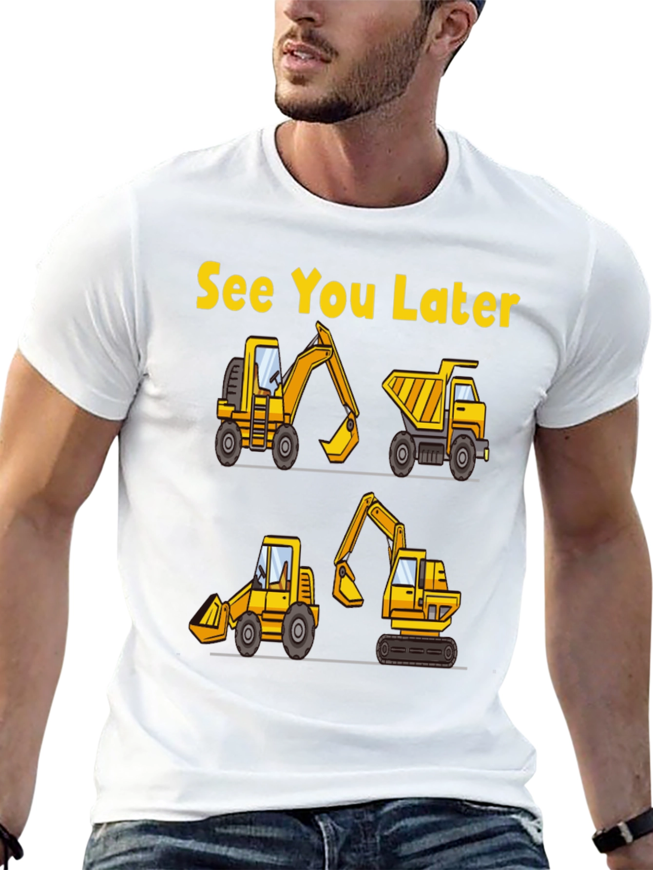 See You Later Construction T-Shirt