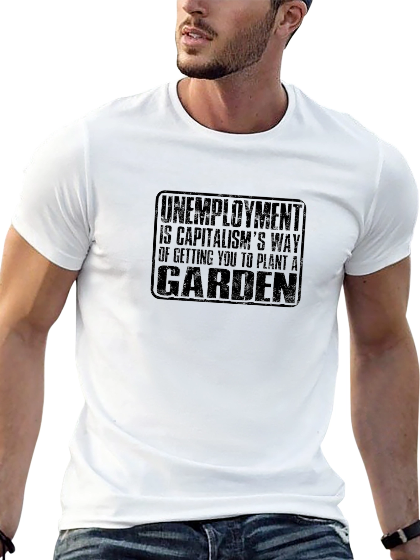 Unemployment Garden Graphic T-Shirt