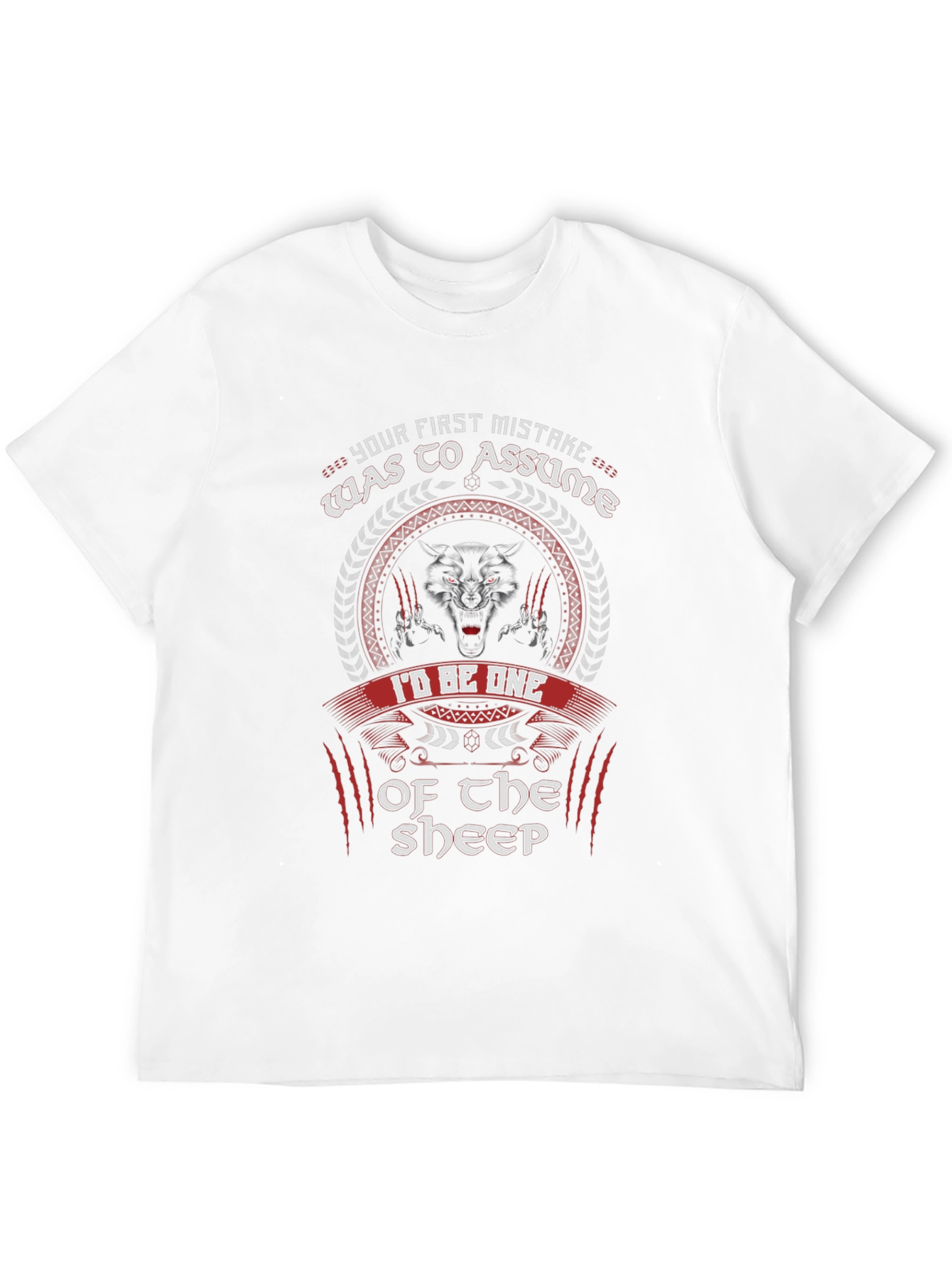 Wolf Pack T-Shirt: Id Be One of the Sheep