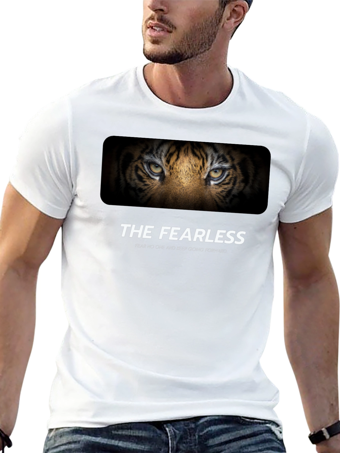 The Fearless Tiger Graphic Tee - Bold Statement Shirt