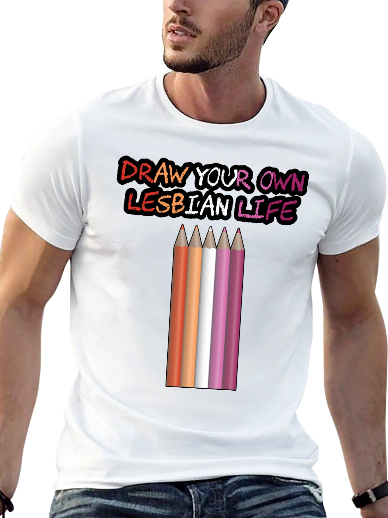 Draw Your Own Lesbian Life T-Shirt