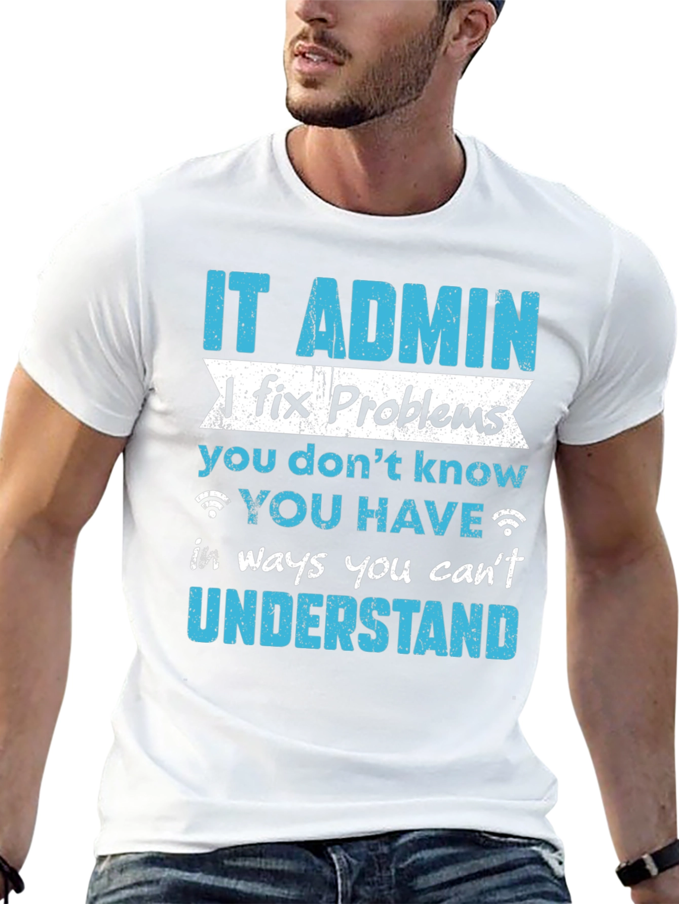 IT Admin Fixes Problems T-Shirt