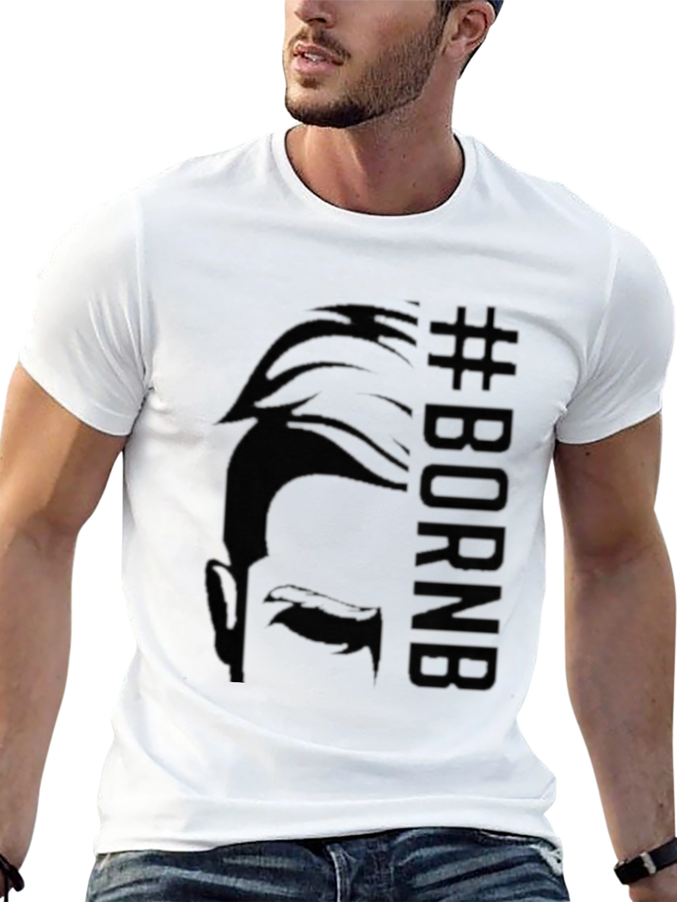 Born Brand Black Graphic T-Shirt