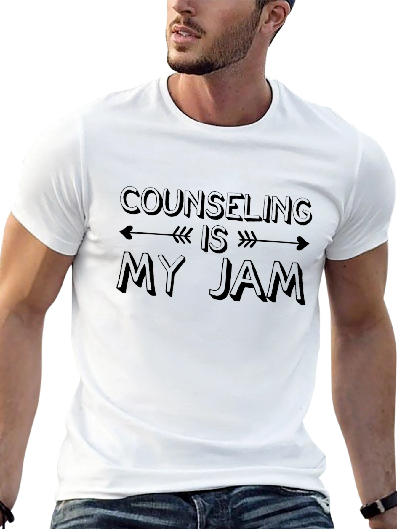 Counseling Is My Jam Black T-Shirt