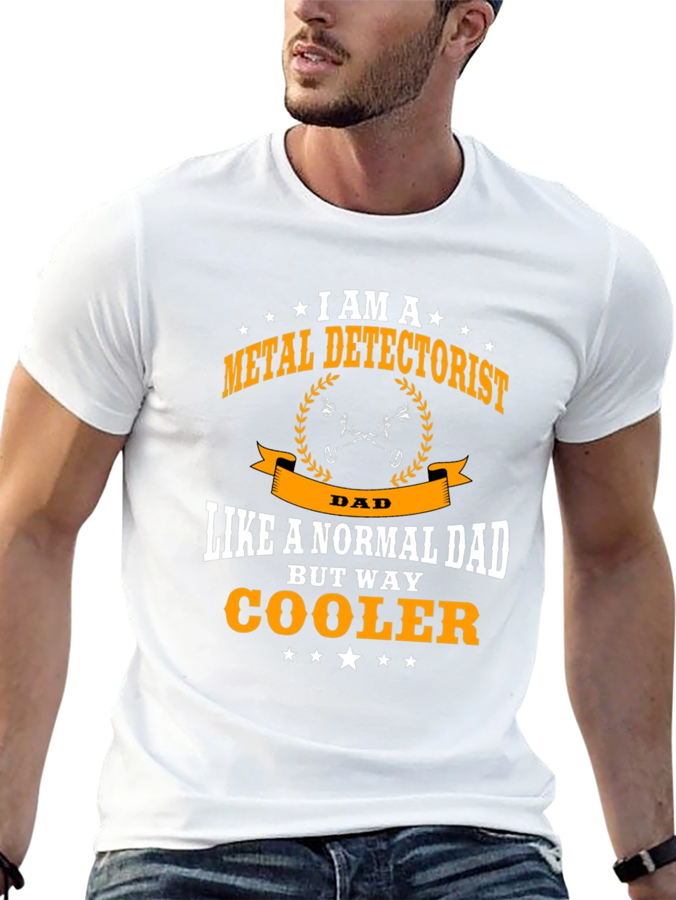 Metal Detectorist Dad Graphic Tee