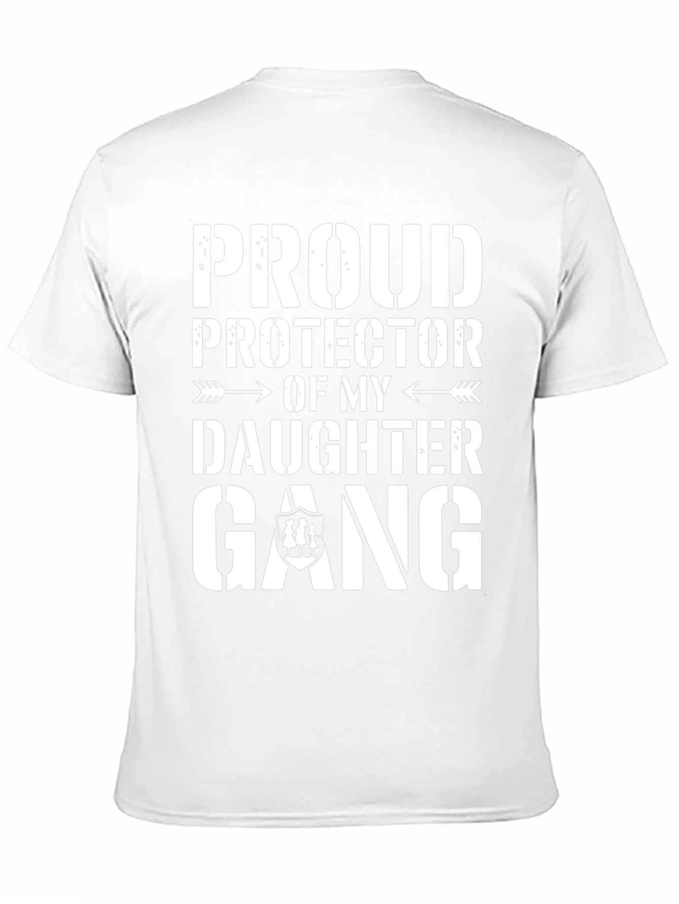 Proud Protector Daughter Gang Black Tee