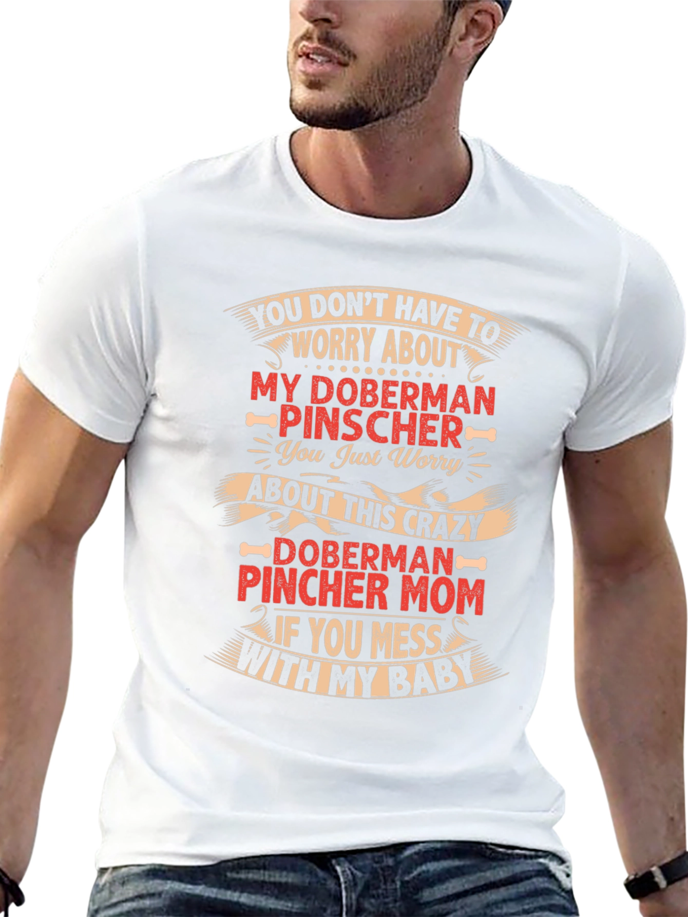 Crazy Doberman Pincher Mom T-Shirt