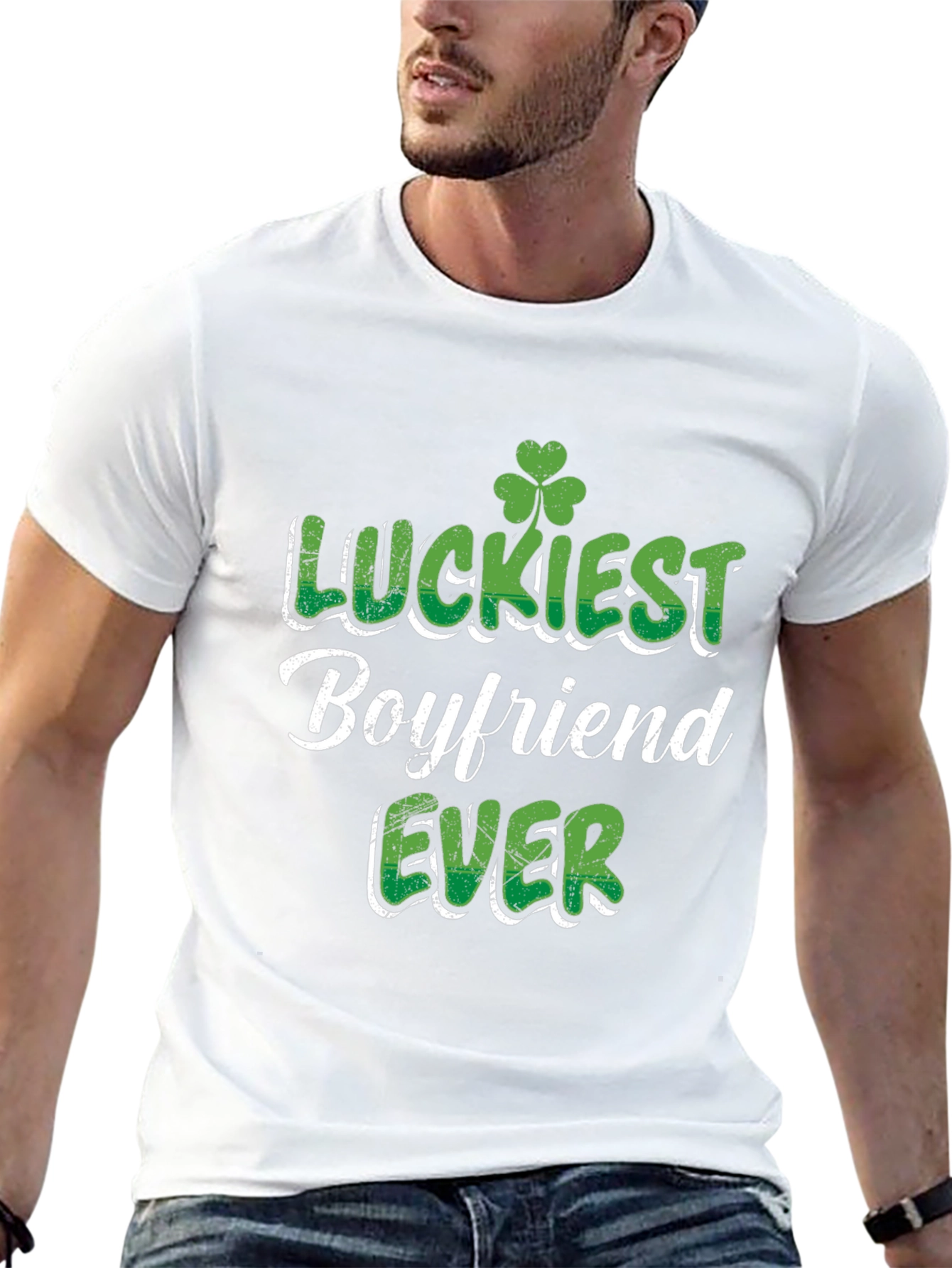 Luckiest Boyfriend Ever St. Patricks Day T-Shirt