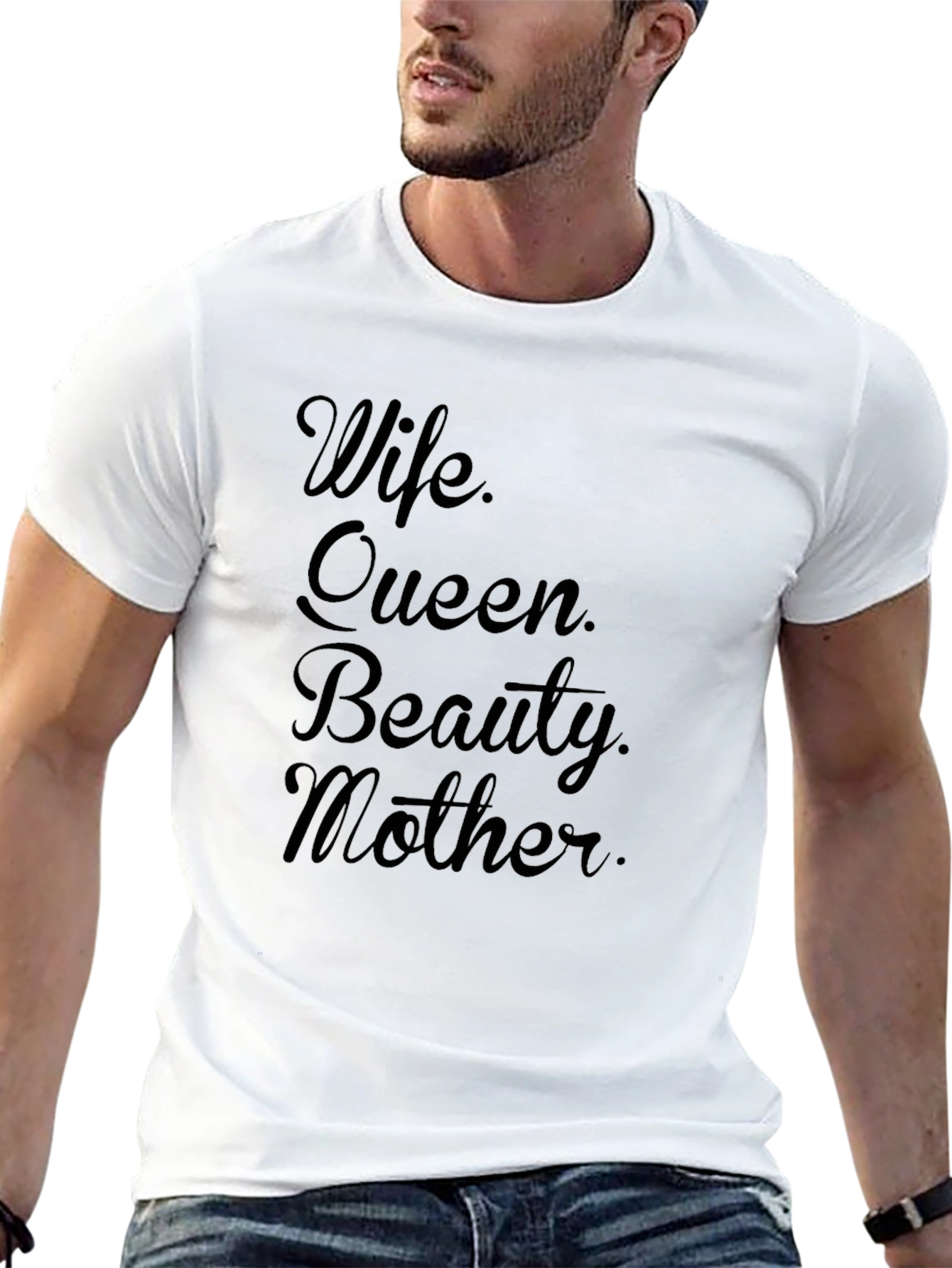 Wife Queen Beauty Mother Graphic T-Shirt