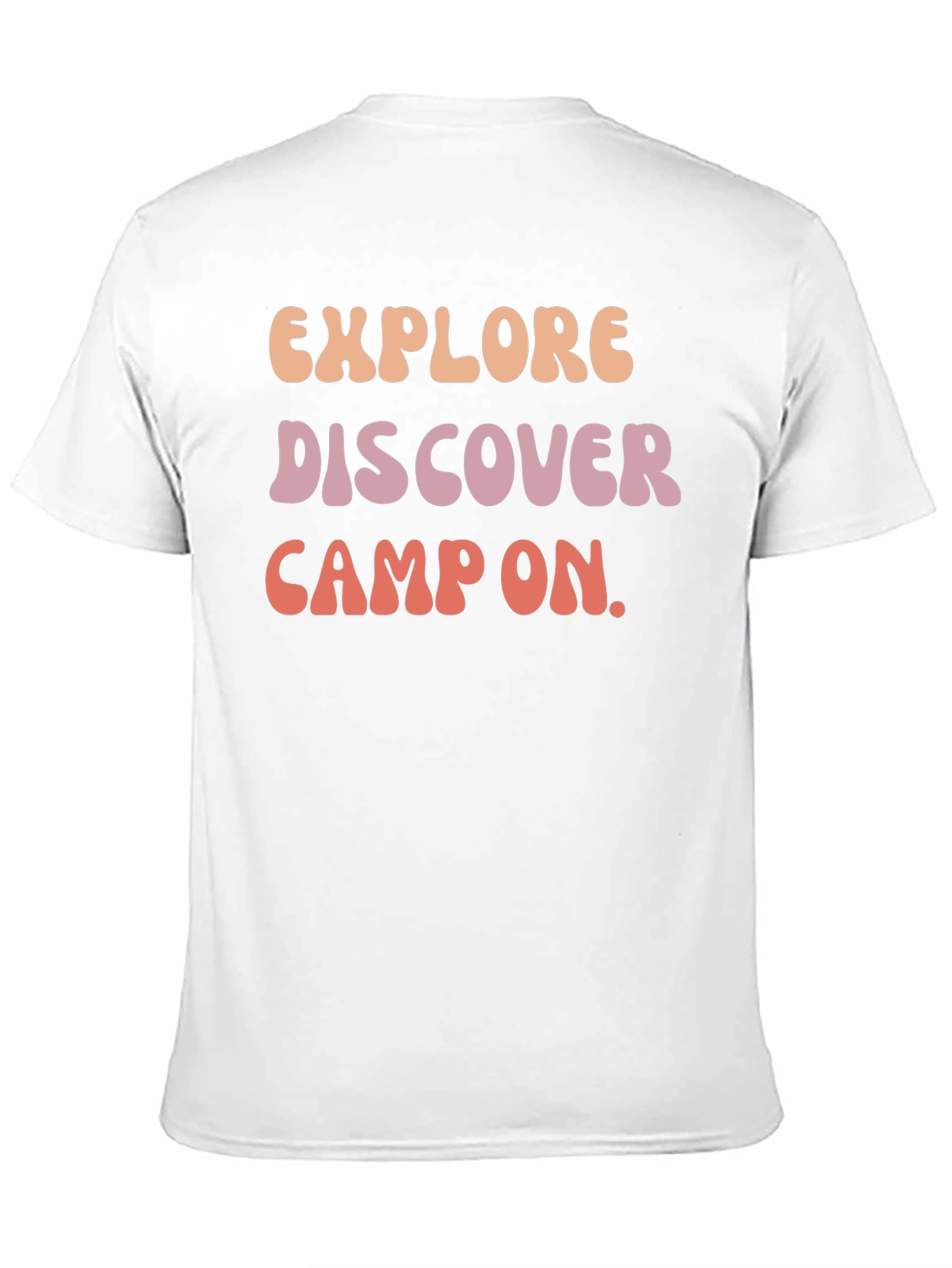 Explore Discover Camp On Graphic Tee