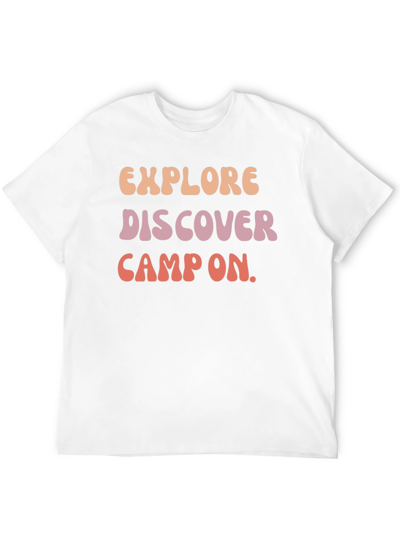Explore Discover Camp On Graphic Tee